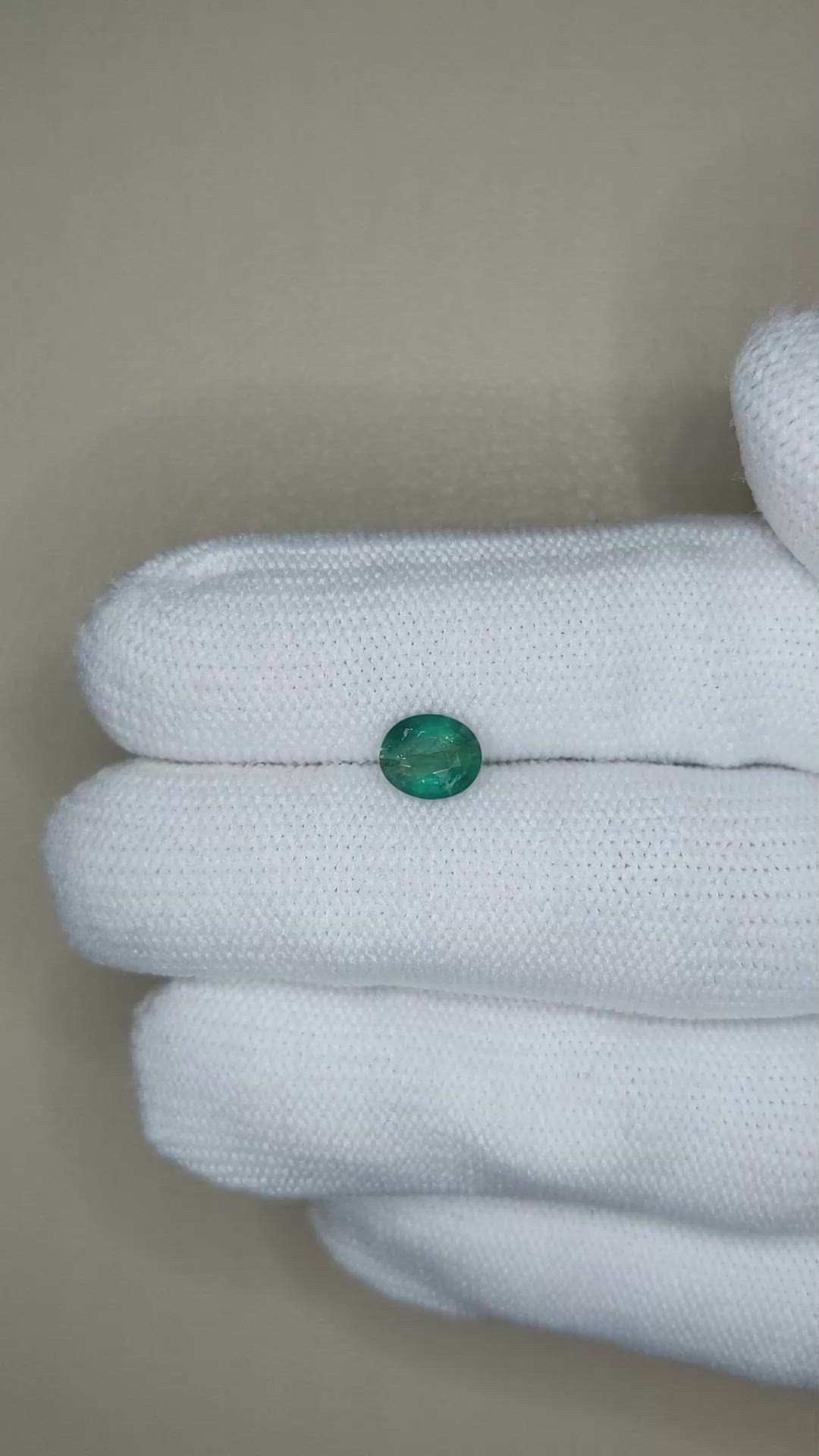 0.94 Ct. Green Grandidierite from Madagascar Size Video