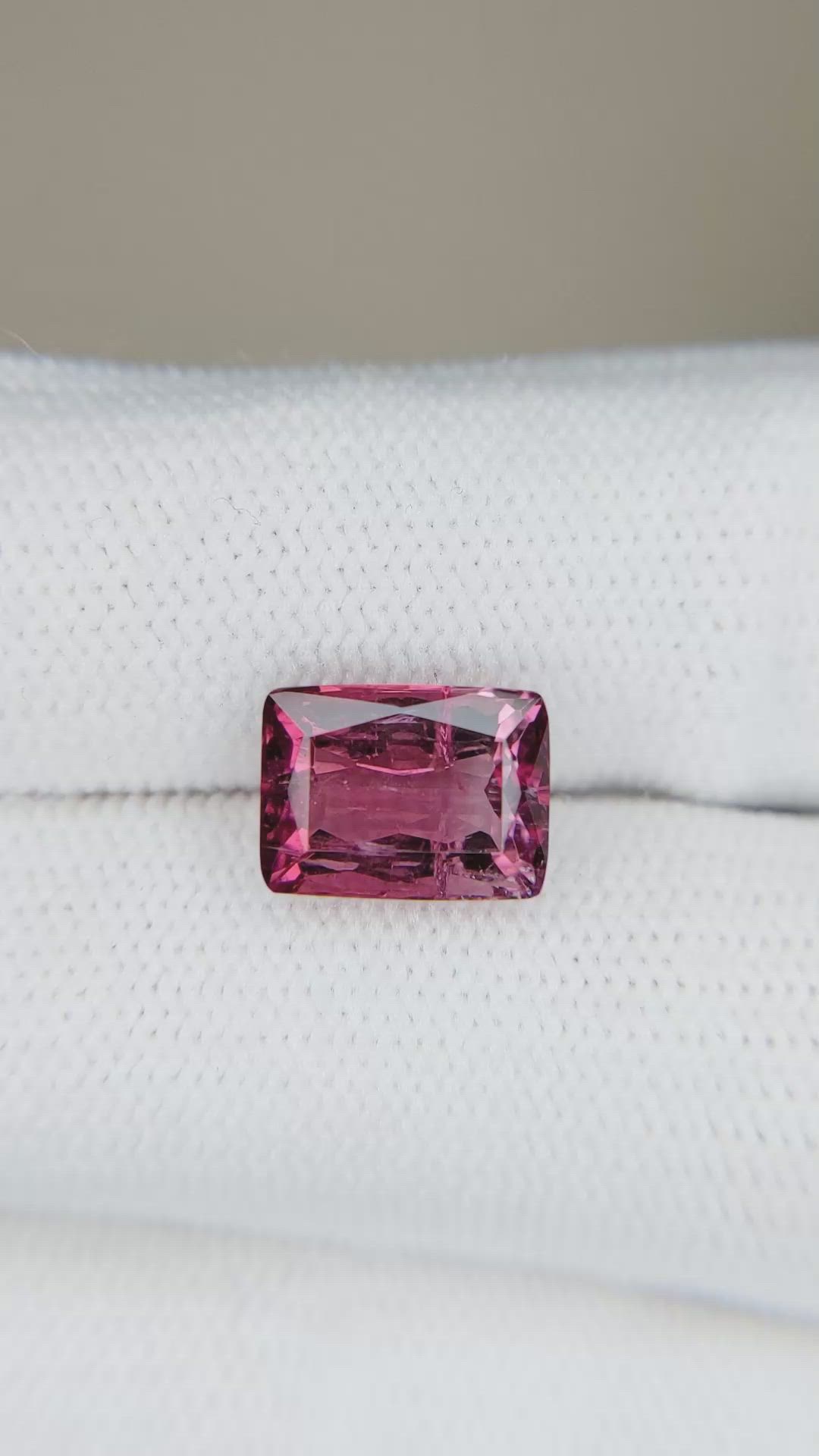 3.39 Ct. Pink Tourmaline from Mozambique Size Video