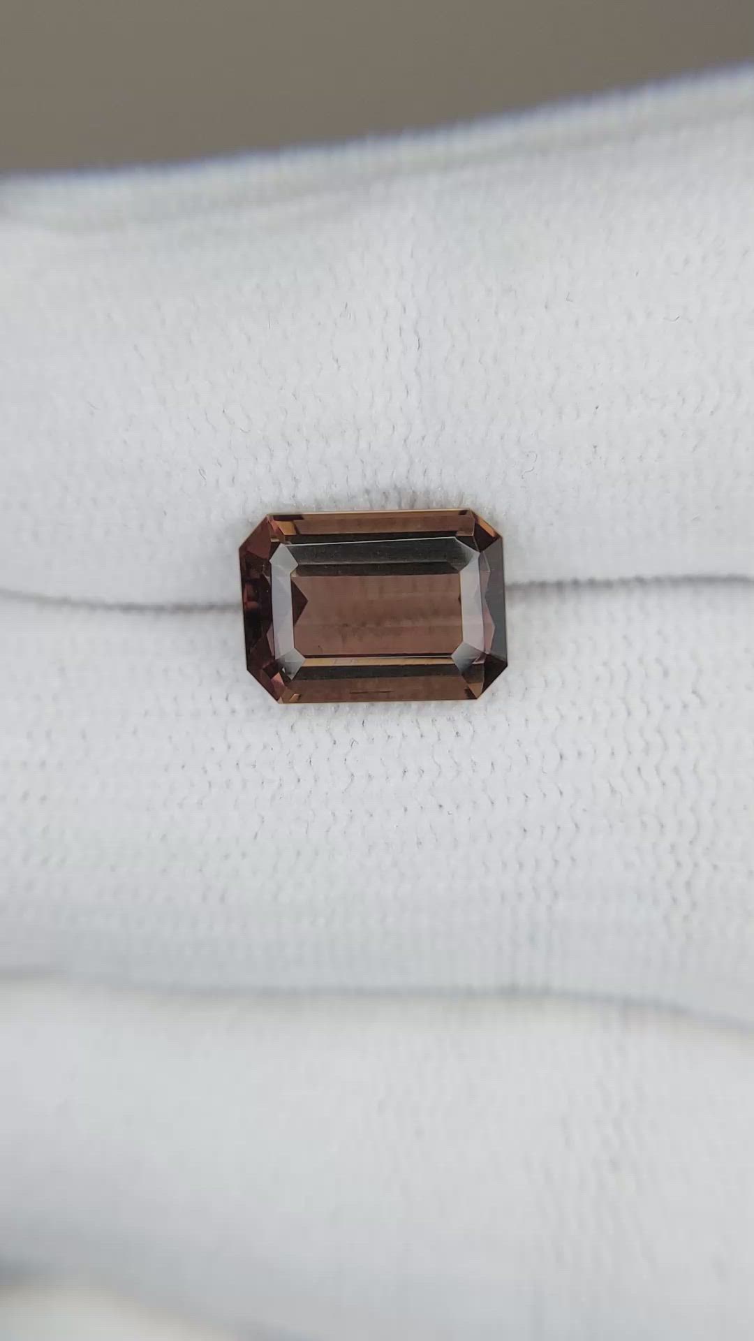 3.30 Ct. Brown Tourmaline from Mozambique Size Video