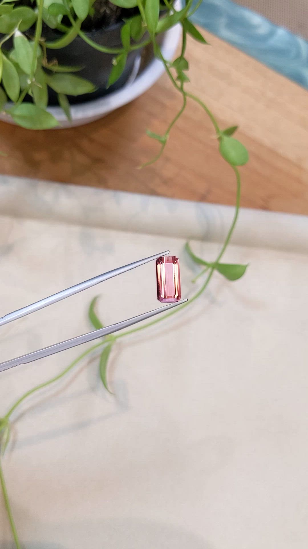 2.85 Ct. Reddish Brown Tourmaline from Mozambique Size Video