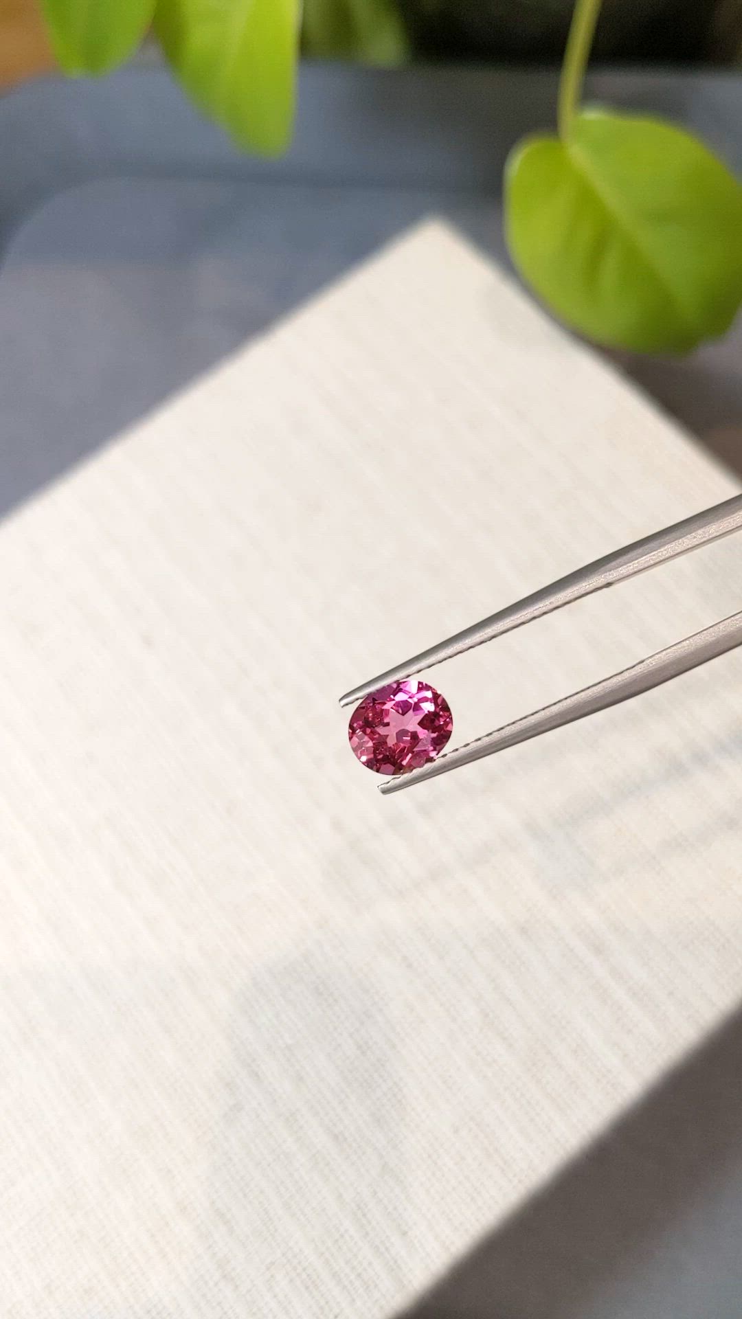 1.26 Ct. Pink Tourmaline from Mozambique Size Video