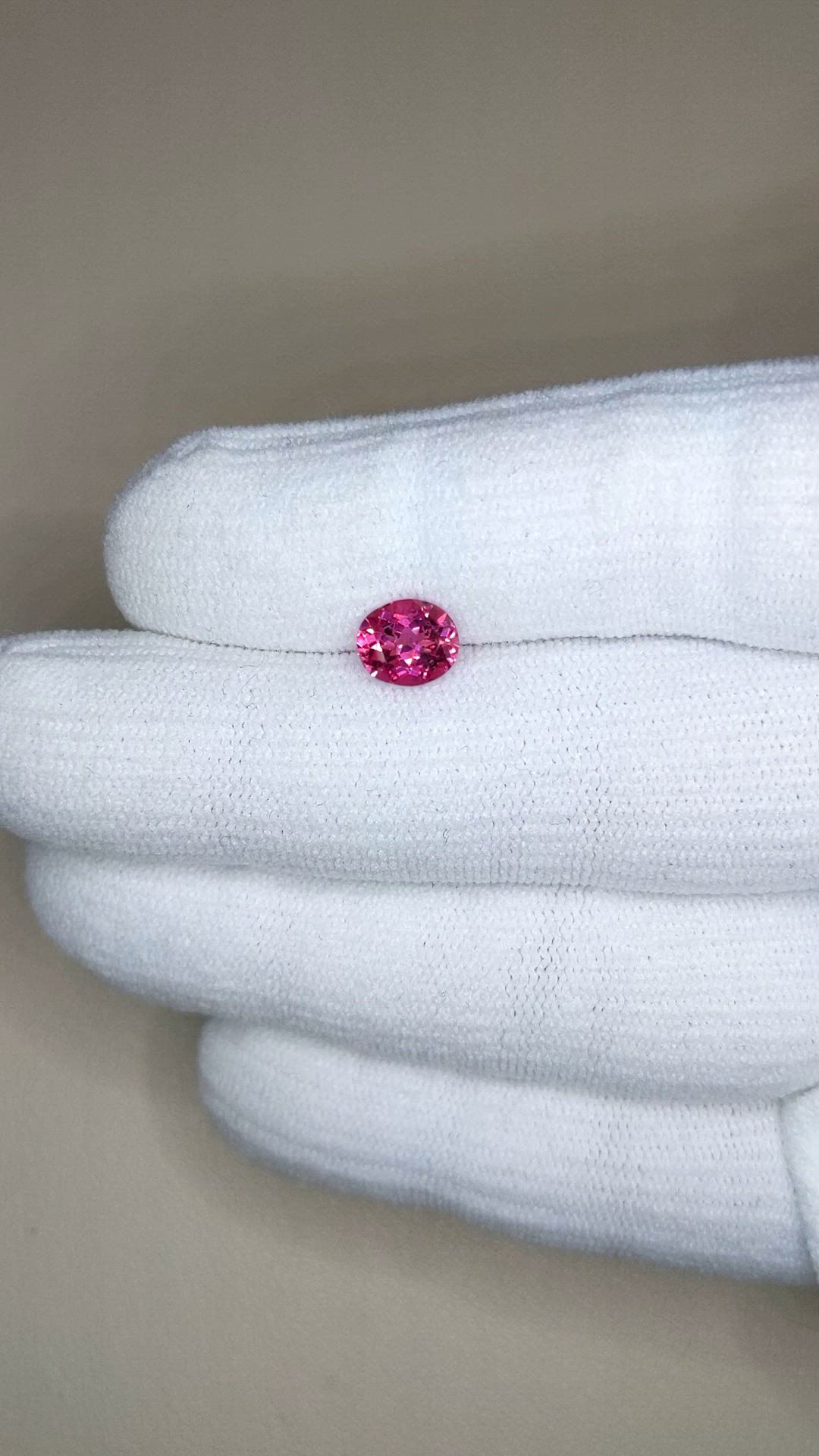 1.26 Ct. Pink Tourmaline from Mozambique Size Video