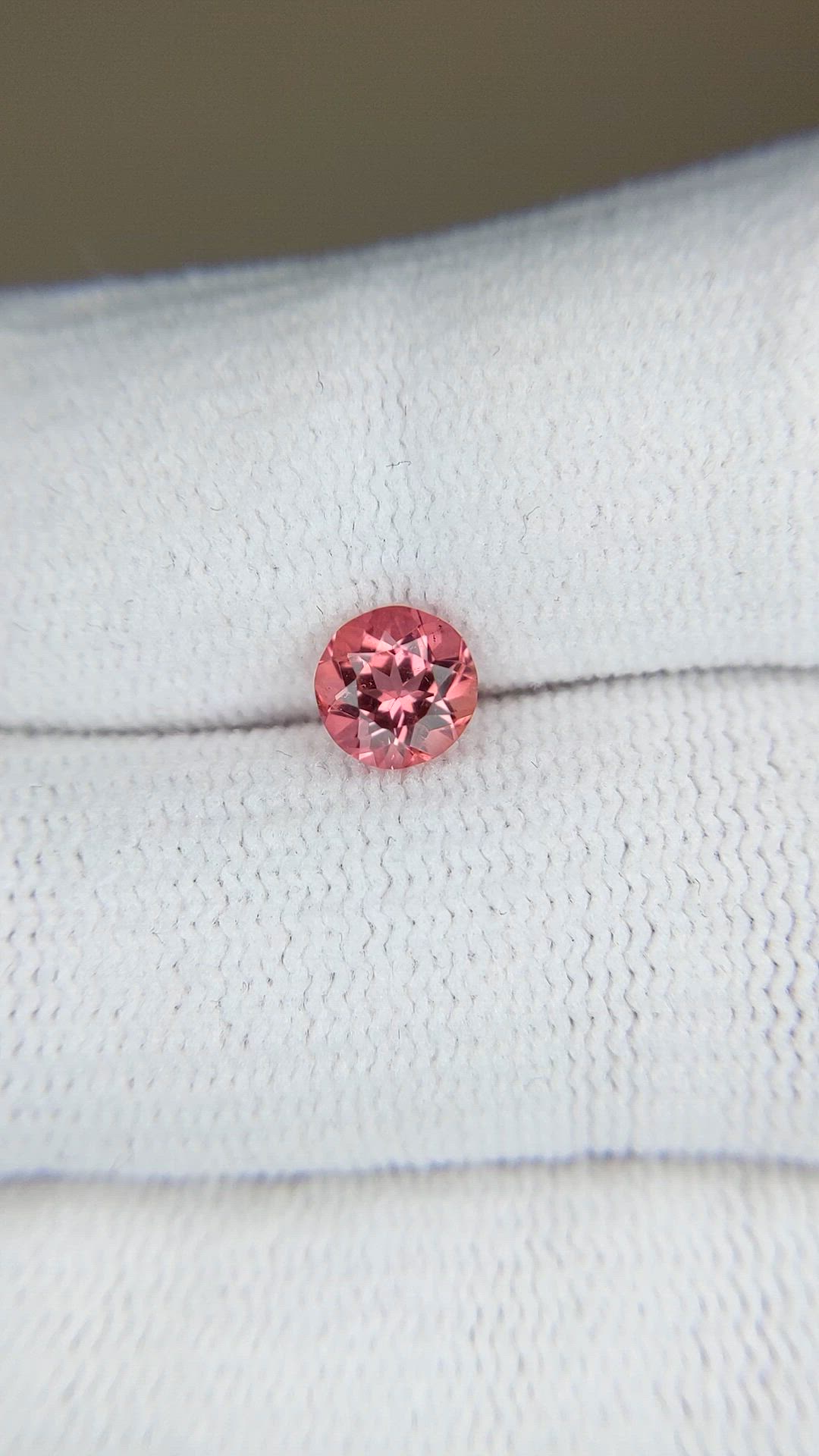 0.76 Ct. Pink Tourmaline from Mozambique Size Video