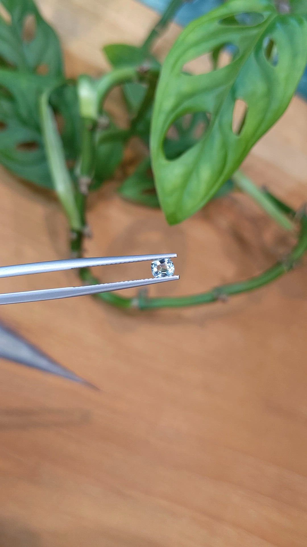 0.28 Ct. Green Grandidierite from Madagascar Size Video