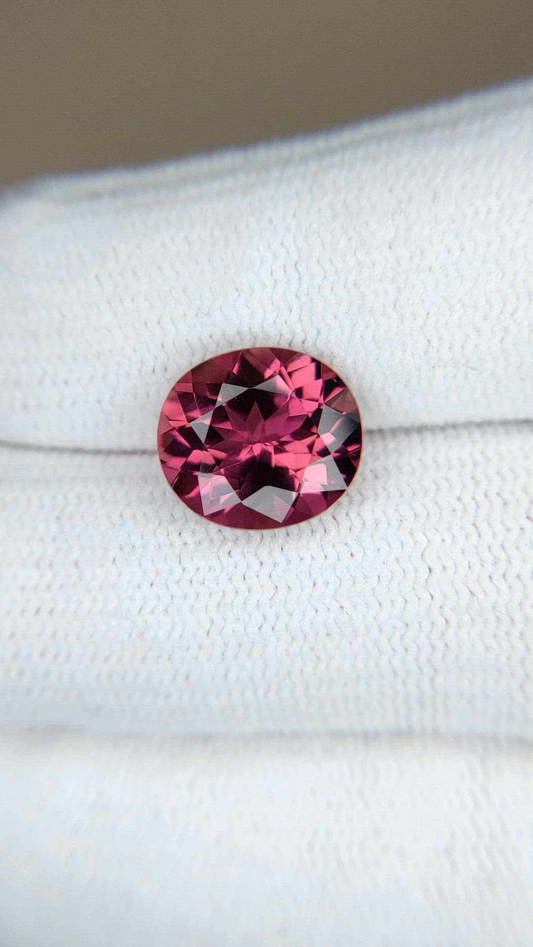 4.01 Ct. Pink Tourmaline from Mozambique Size Video
