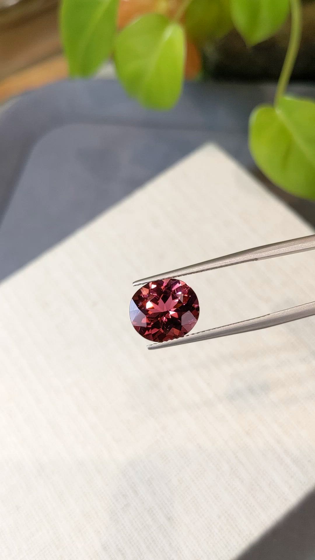 4.01 Ct. Pink Tourmaline from Mozambique Size Video