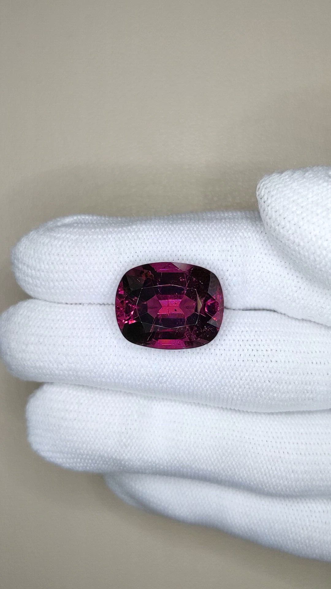 16.32 Ct. Purplish Pink Tourmaline from Mozambique Size Video