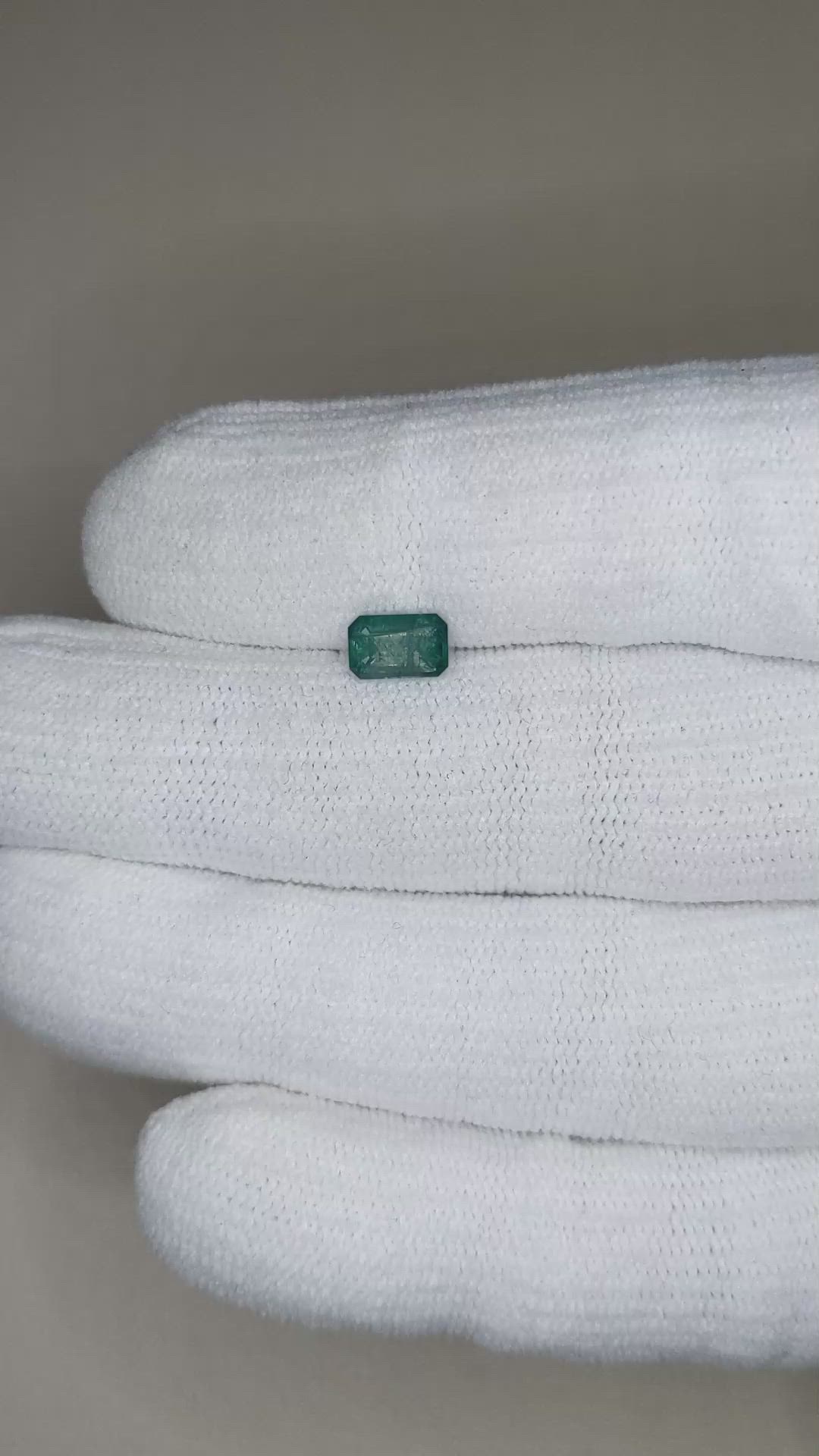 0.82 Ct. Green Grandidierite from Madagascar Size Video