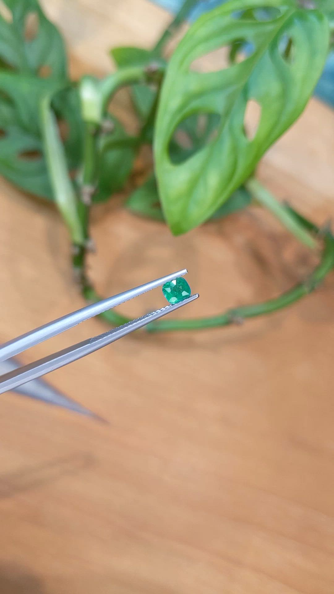 0.40 Ct. Green Grandidierite from Madagascar Size Video