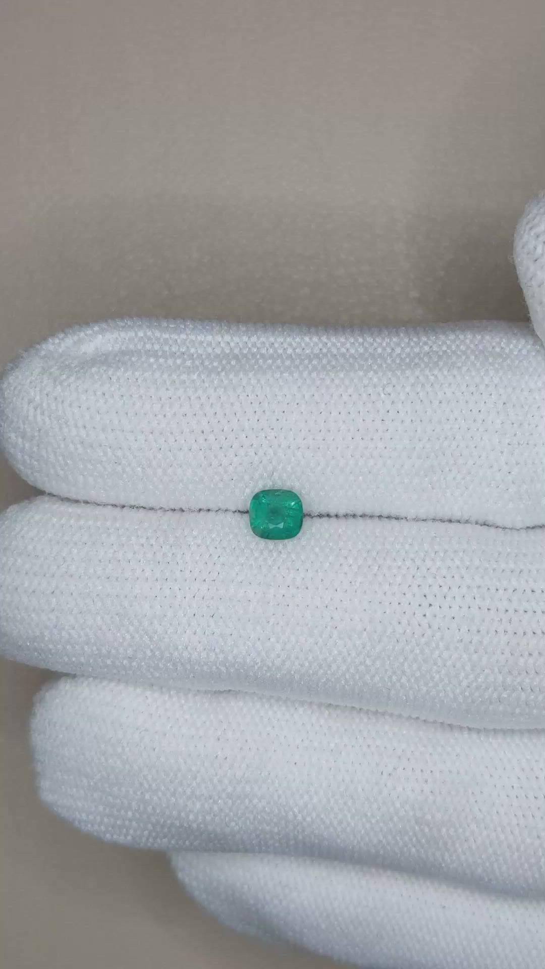0.40 Ct. Green Grandidierite from Madagascar Size Video