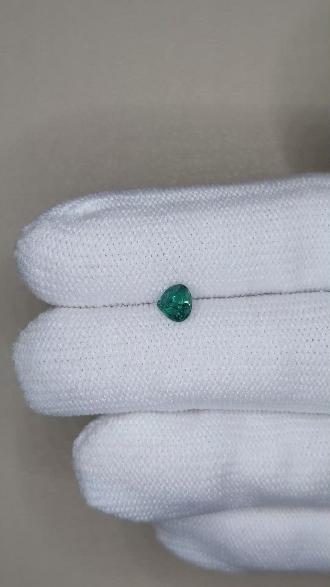0.47 Ct. Green Grandidierite from Madagascar Size Video