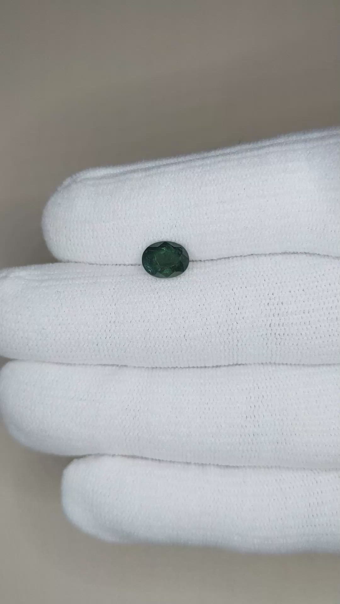 1.10 Ct. Green Grandidierite from Madagascar Size Video