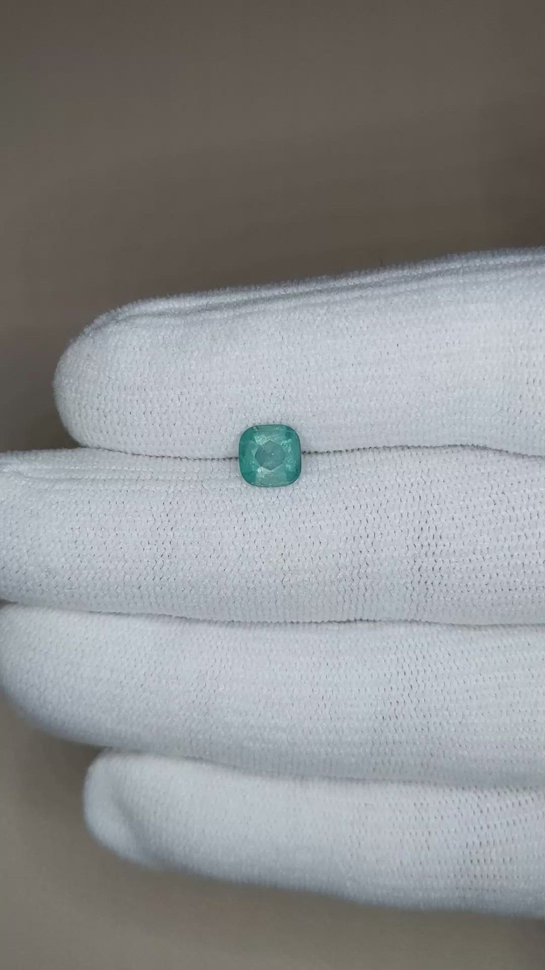 0.98 Ct. Green Grandidierite from Madagascar Size Video