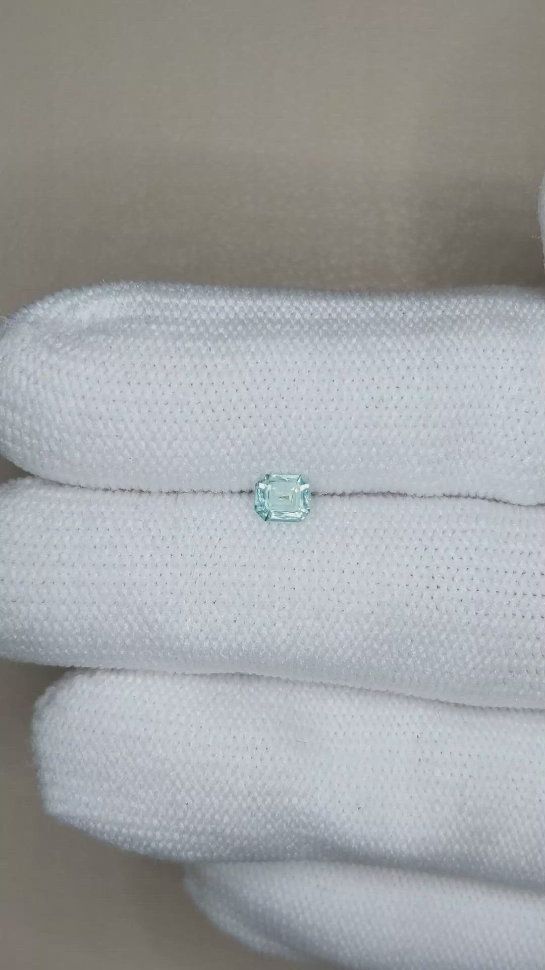 1.00 Ct. Green Grandidierite from Madagascar Size Video