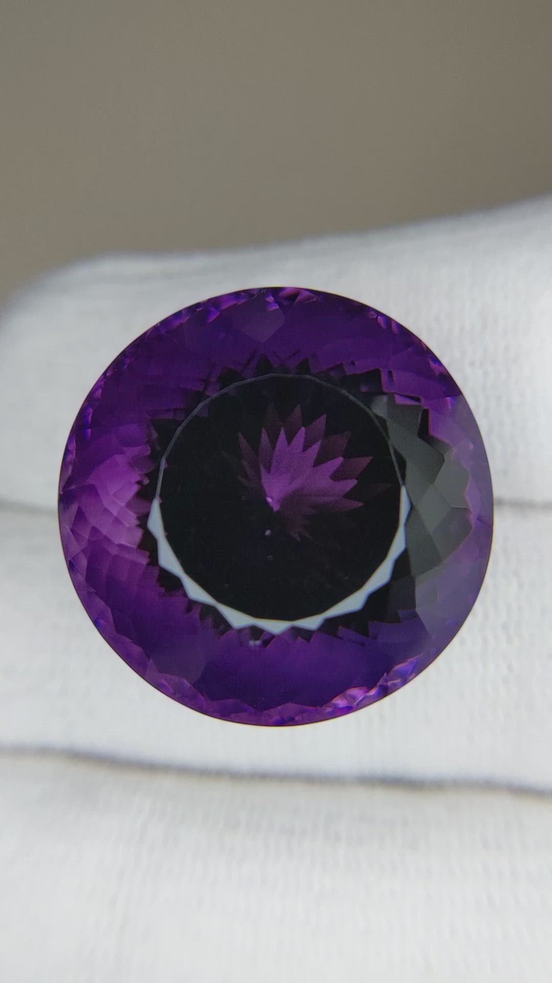 47.40 Ct. Purple Amethyst from Brazil Size Video