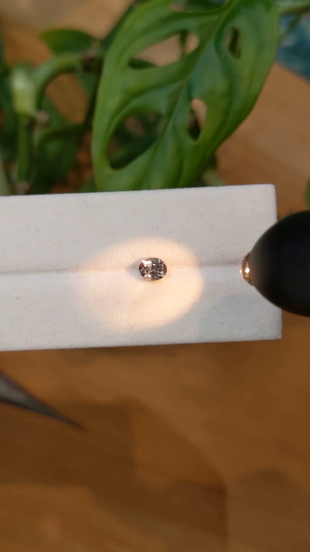 0.45 Ct. Alexandrite from Tanzania Size Video