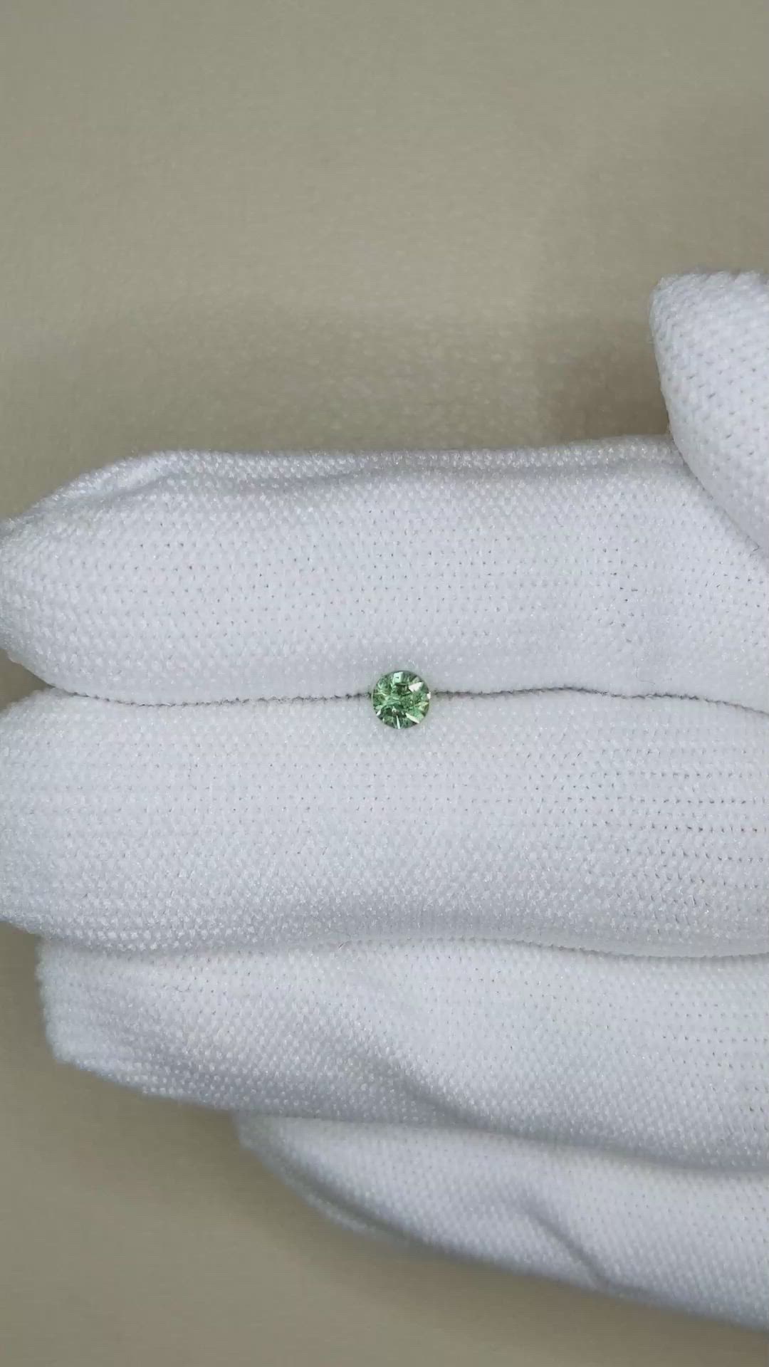 0.22 Ct. Alexandrite from Tanzania Size Video