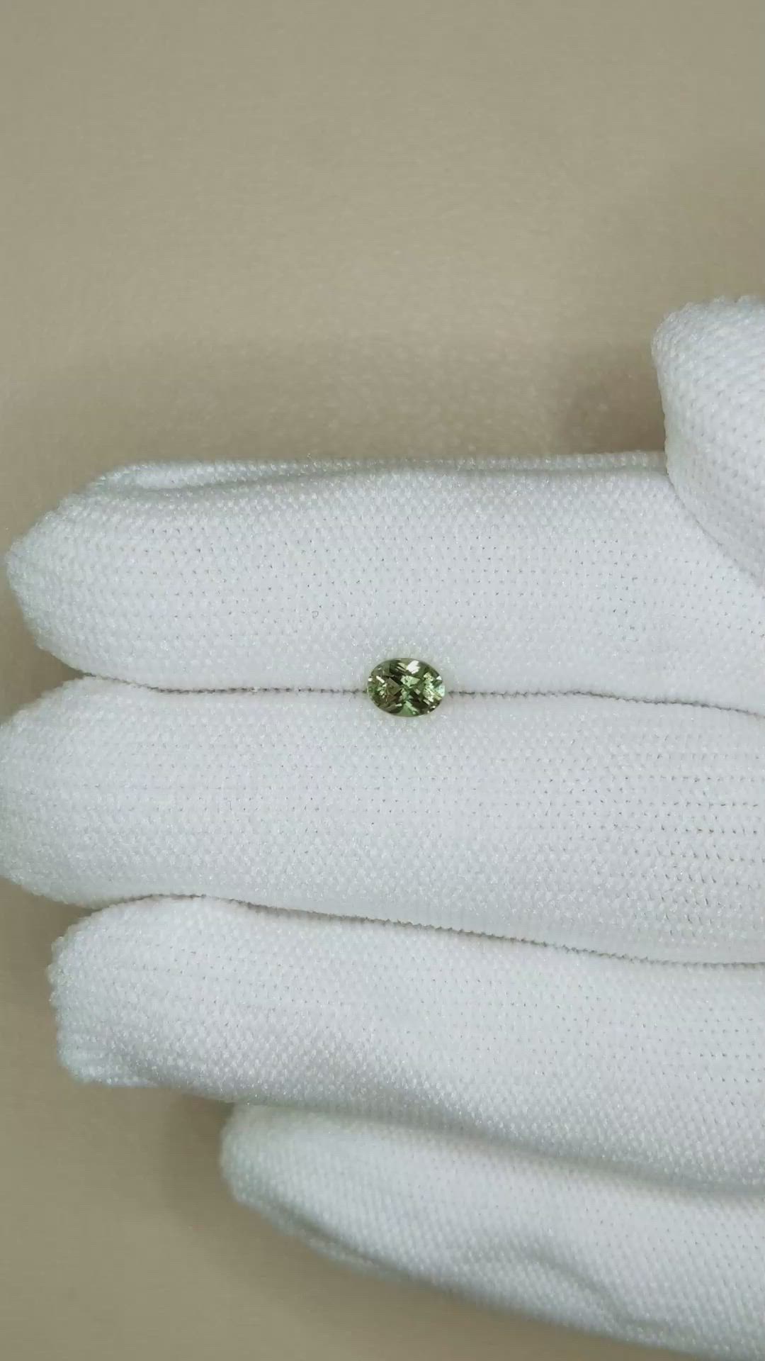 0.38 Ct. Alexandrite from Tanzania Size Video