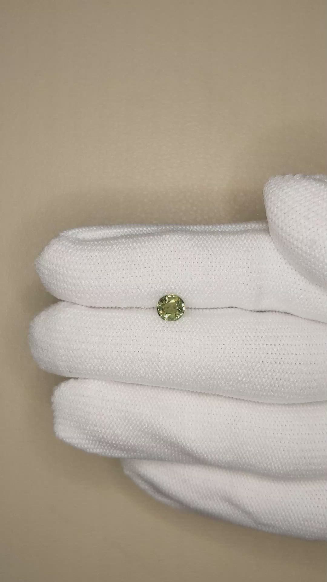0.62 Ct. Alexandrite from Tanzania Size Video