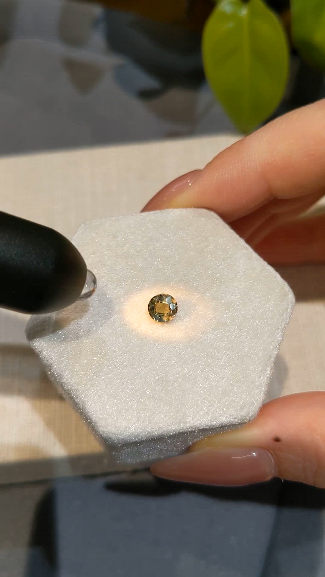 0.62 Ct. Alexandrite from Tanzania Size Video