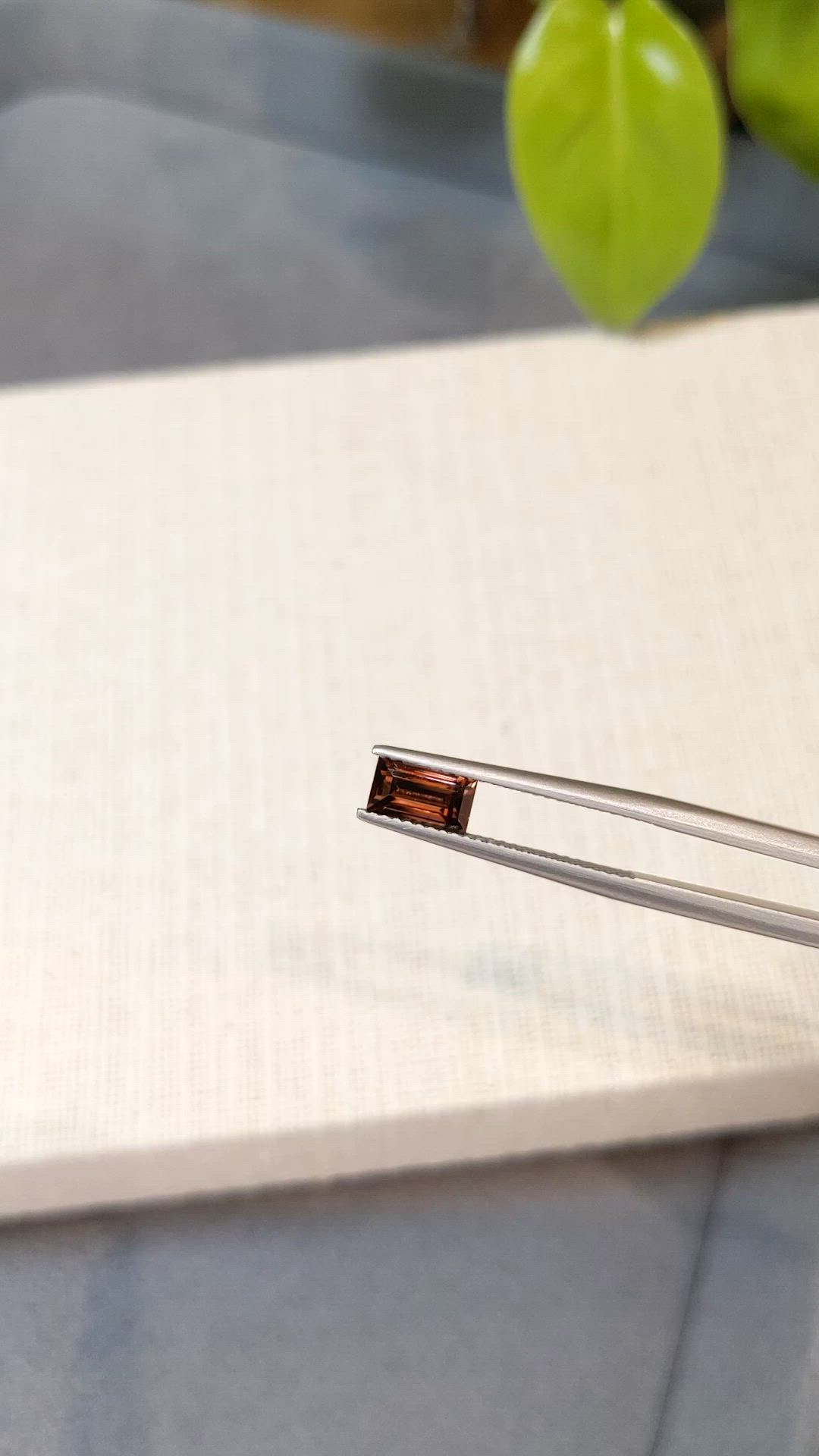 1.29 Ct. Brown Zircon from Madagascar Size Video