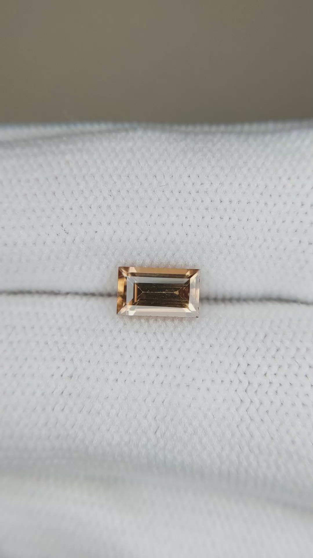 1.26 Ct. Yellowish Brown Zircon from Madagascar Size Video
