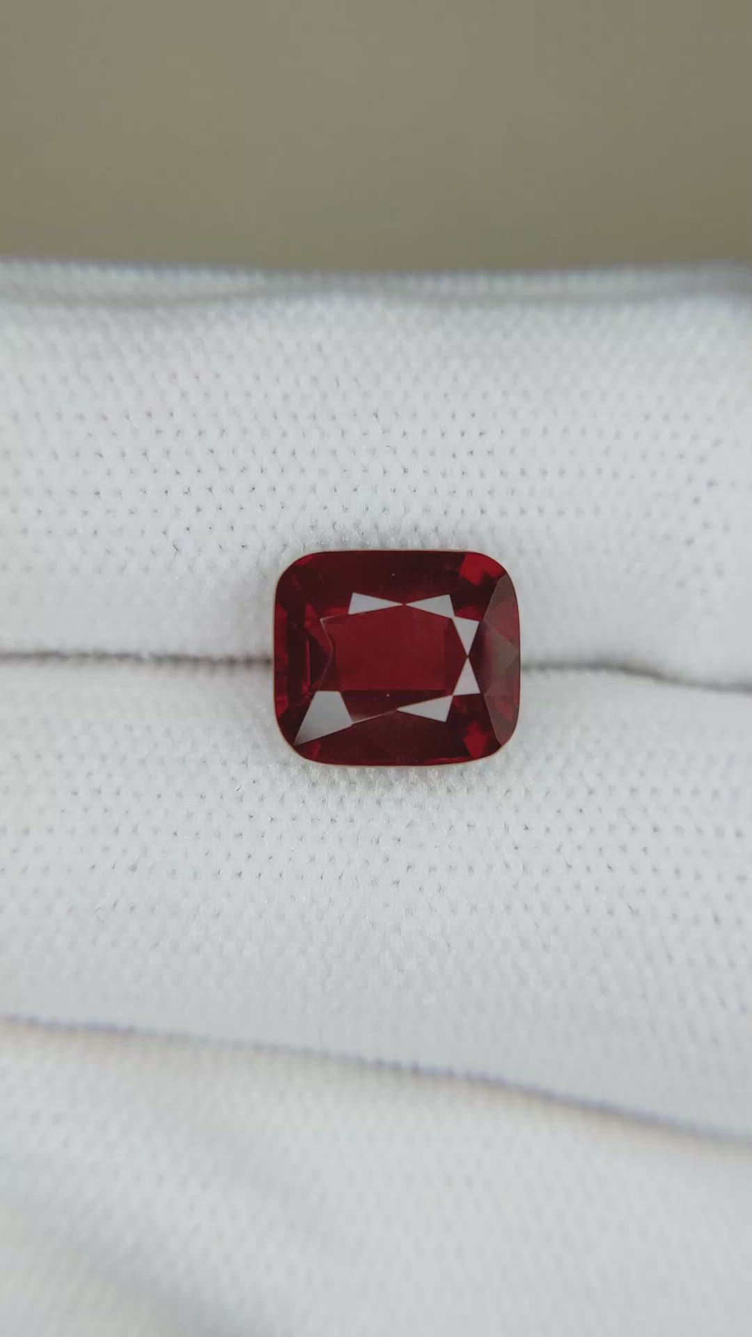 4.68 Ct. Red Garnet from Madagascar Size Video