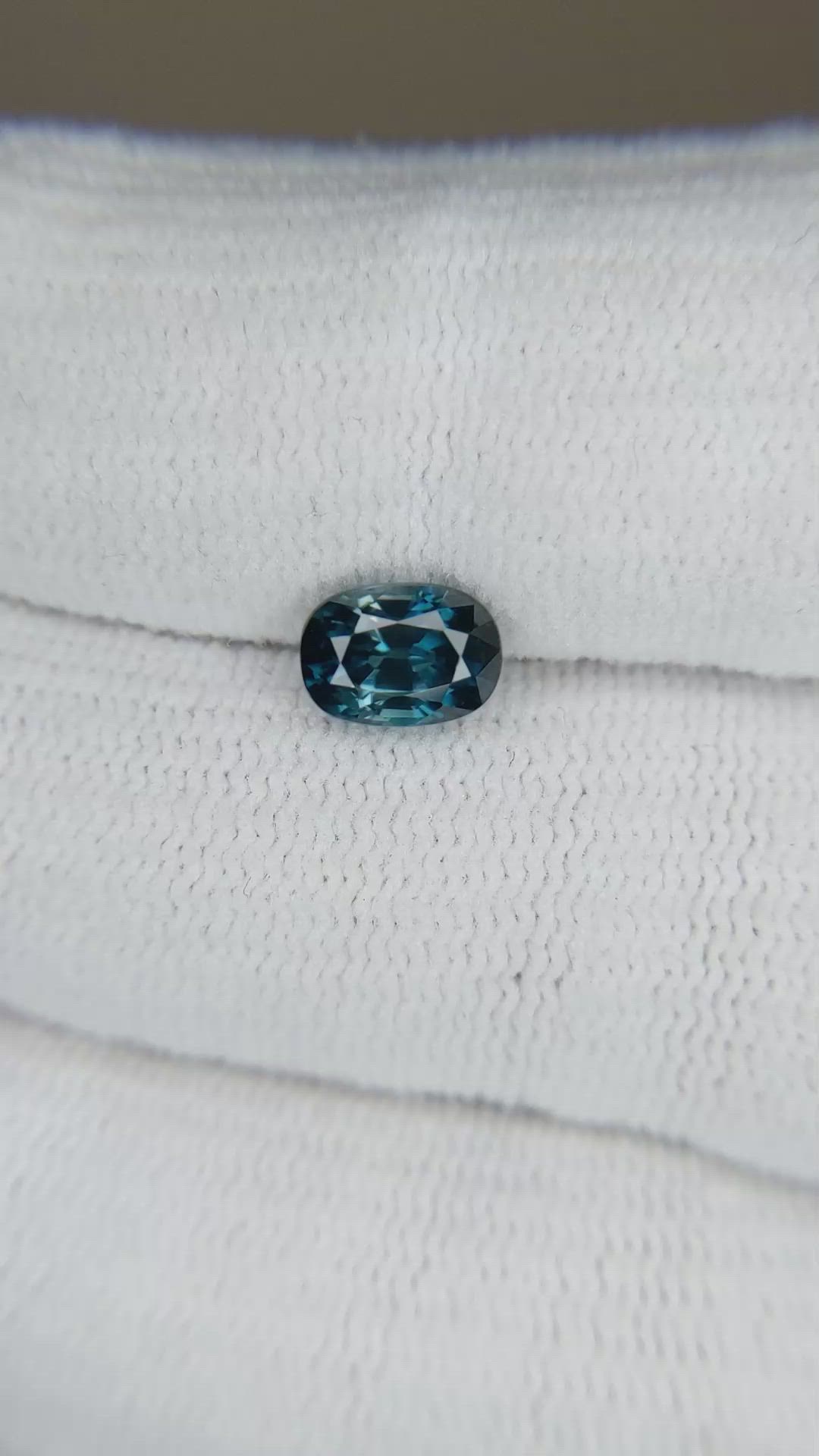 1.93 Ct. Blue Zircon from Cambodia Size Video
