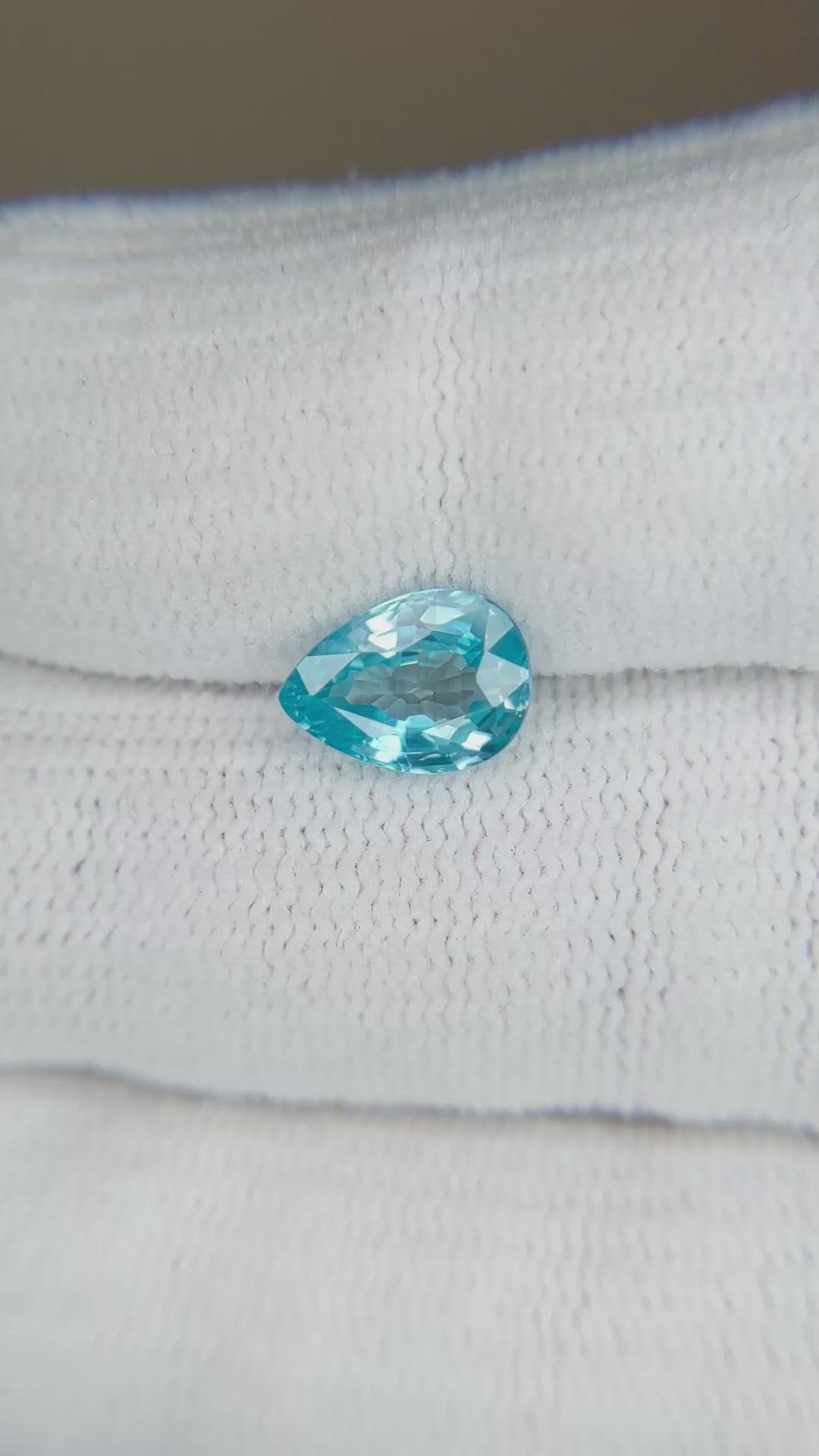 2.28 Ct. Blue Zircon from Cambodia Size Video