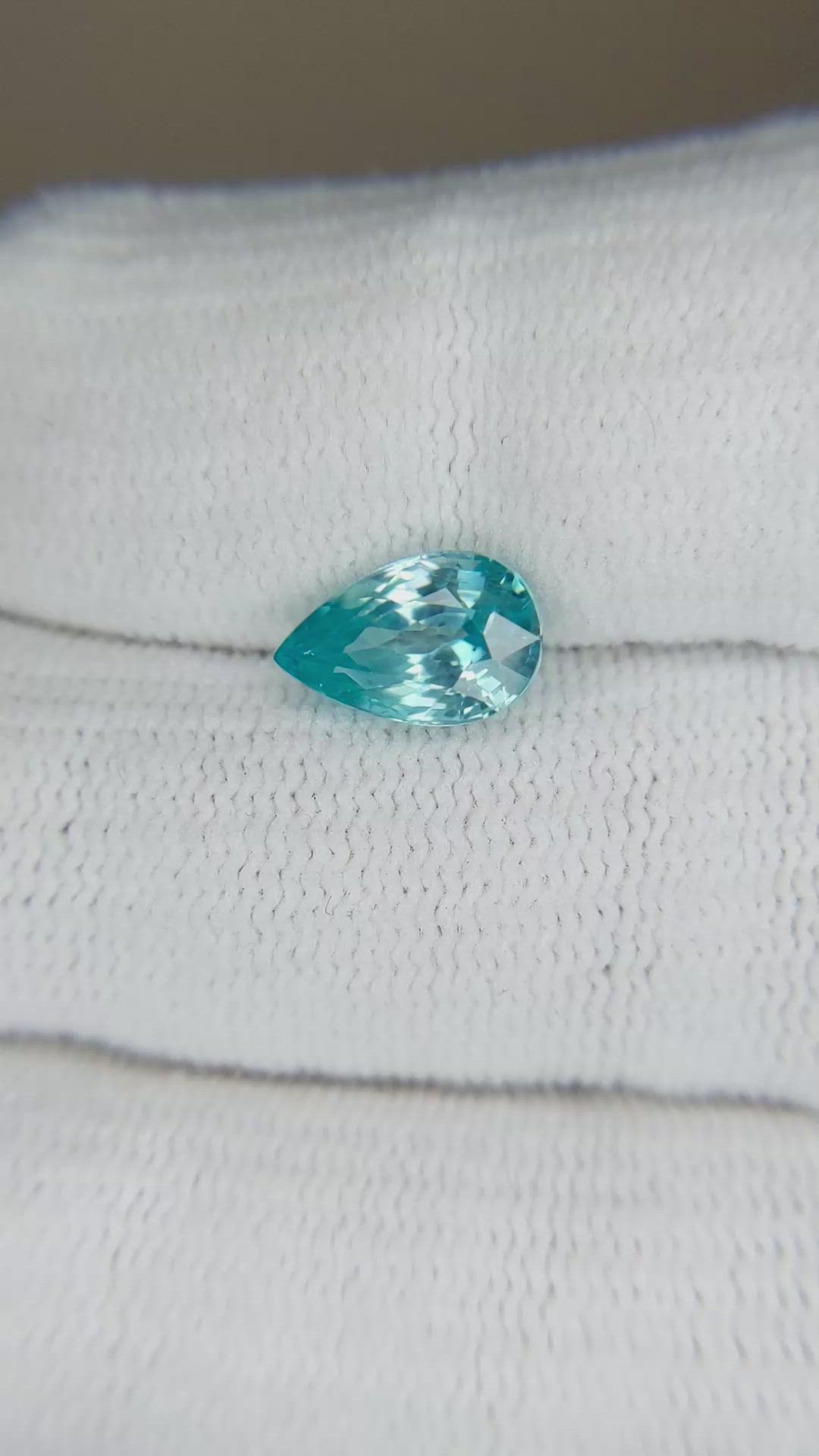 2.83 Ct. Blue Zircon from Cambodia Size Video