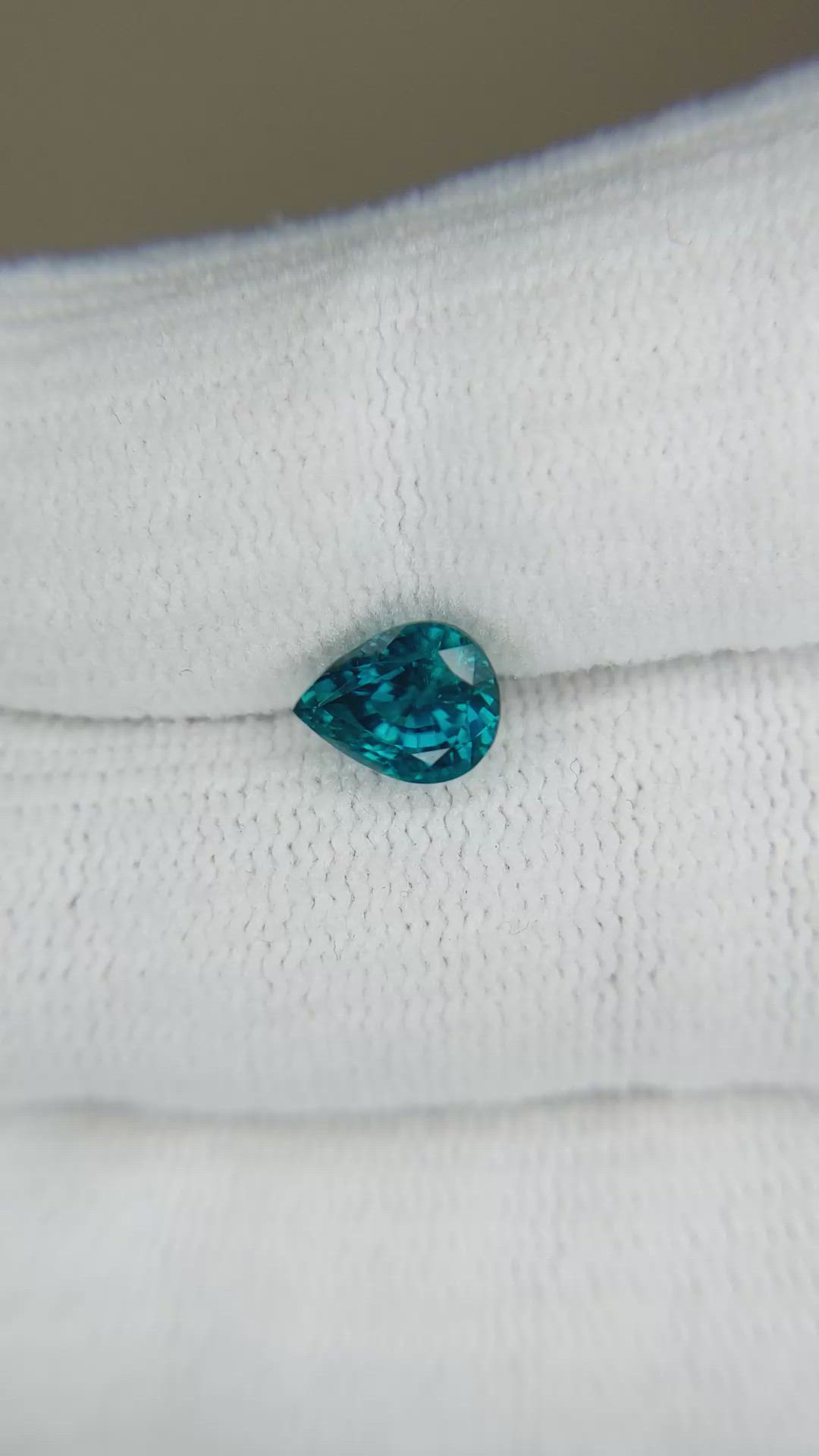 2.32 Ct. Blue Zircon from Cambodia Size Video