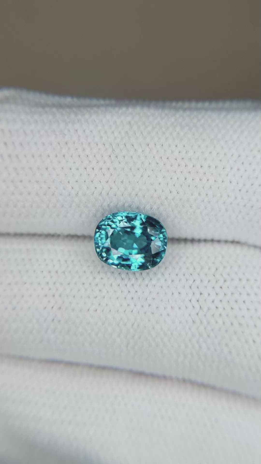 2.89 Ct. Blue Zircon from Cambodia Size Video