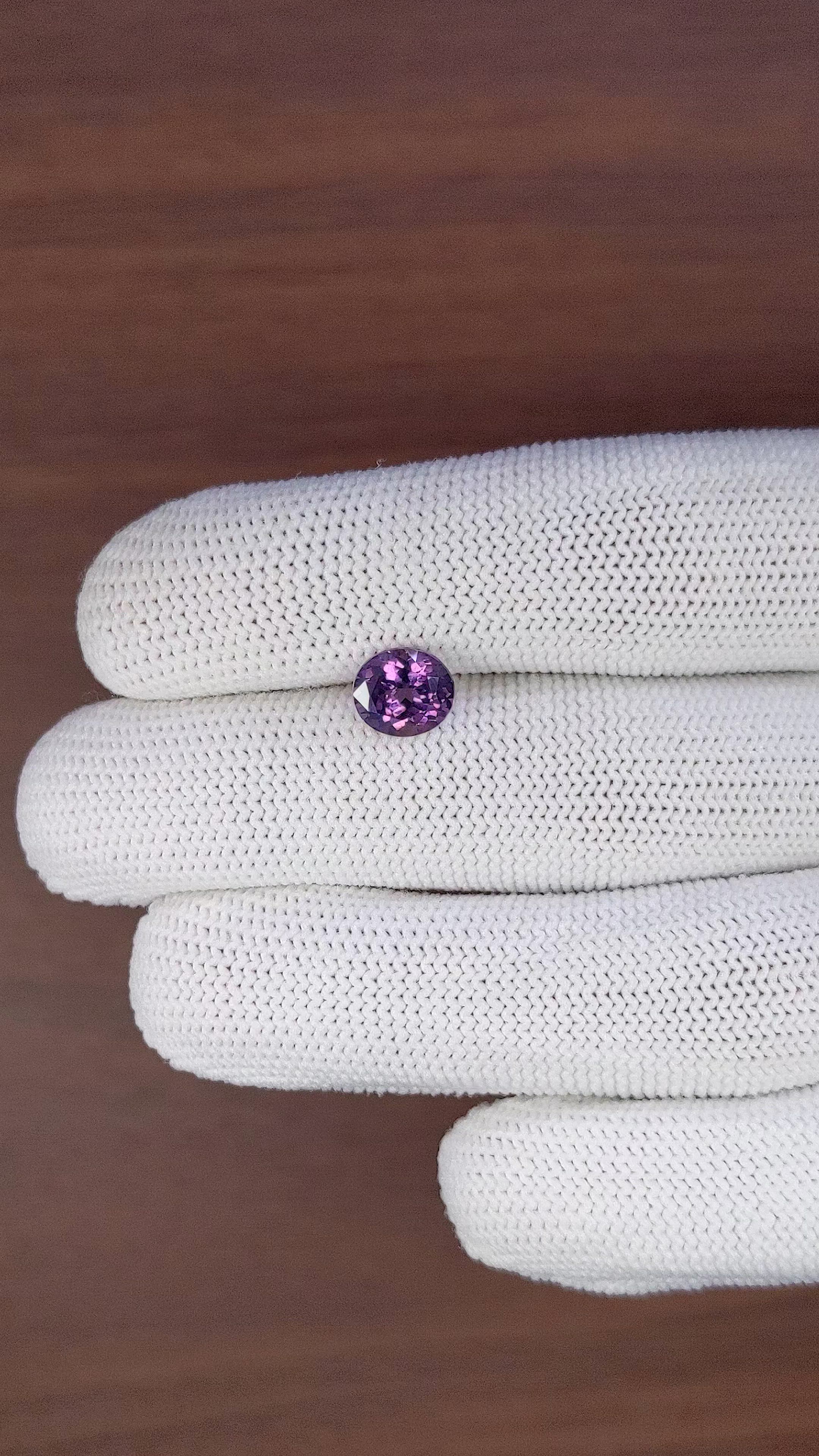 2.22 Ct. Purple Spinel from Ceylon (Sri Lanka) Size Video