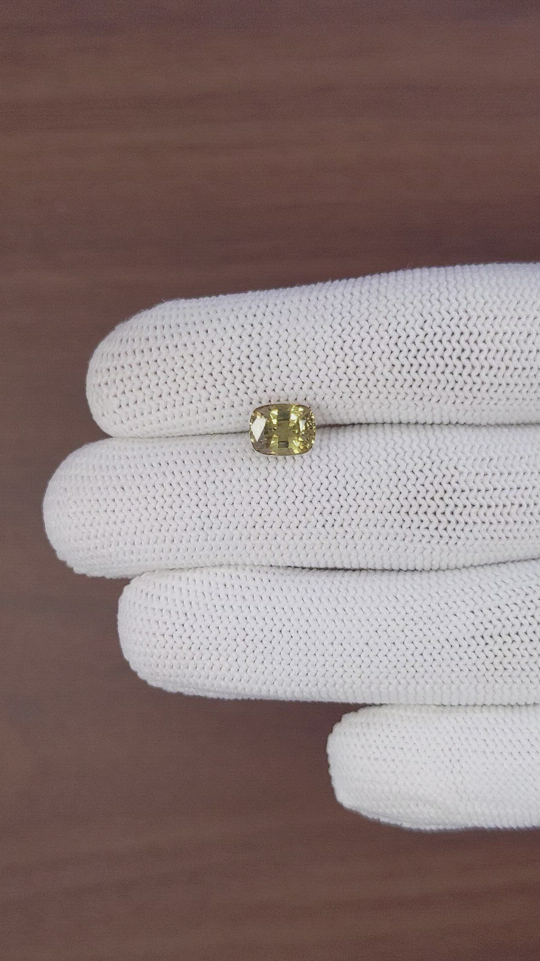 1.95 Ct. Alexandrite from Ceylon (Sri Lanka) Size Video