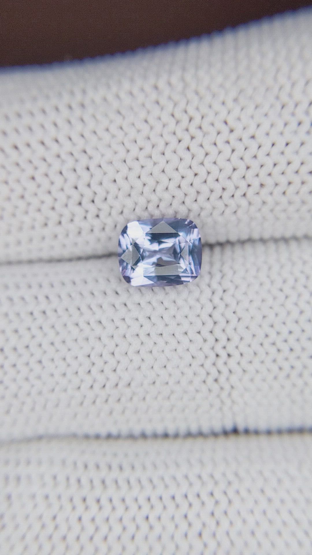 1.38 Ct. Purplish Blue Spinel from Tanzania Size Video