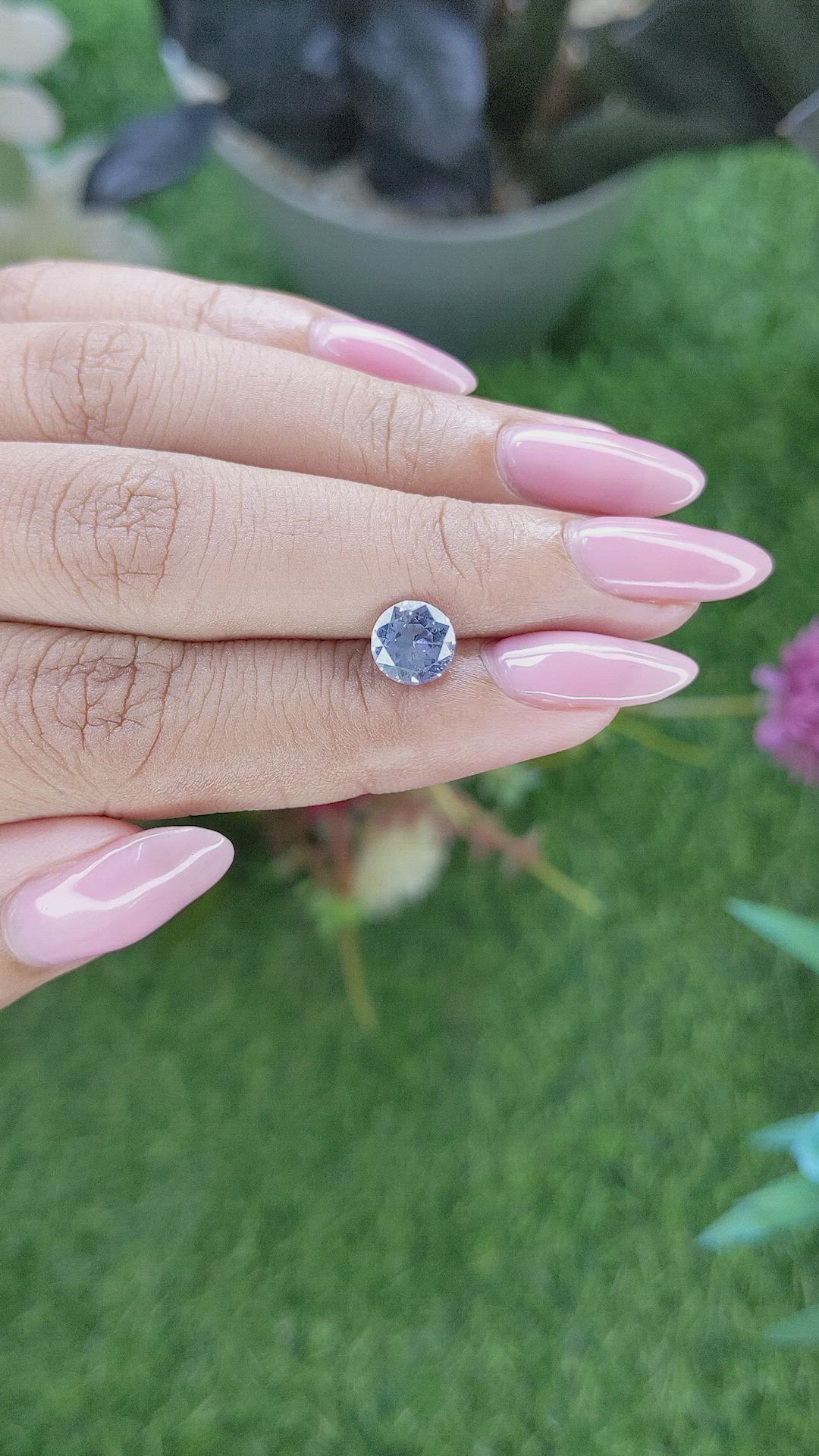 1.41 Ct. Blue Spinel from Tanzania Size Video