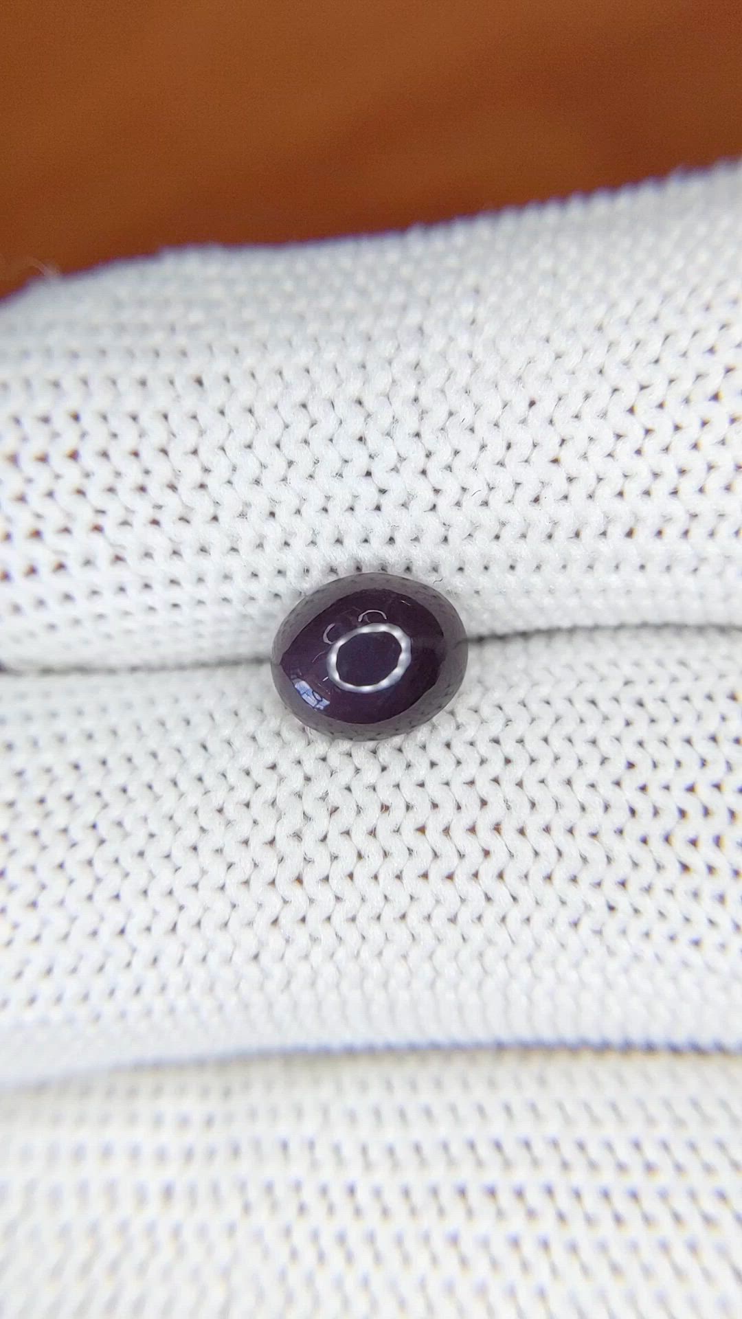 1.70 Ct. Purple Star Spinel from Ceylon (Sri Lanka) Size Video