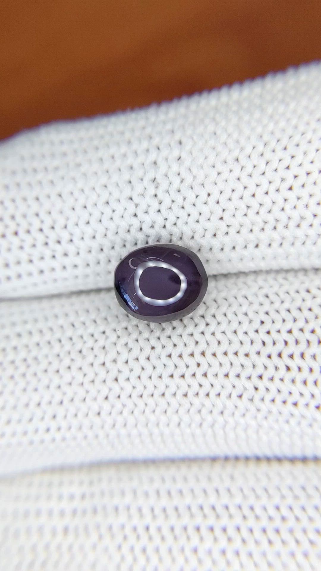 2.84 Ct. Purple Star Spinel from Ceylon (Sri Lanka) Size Video
