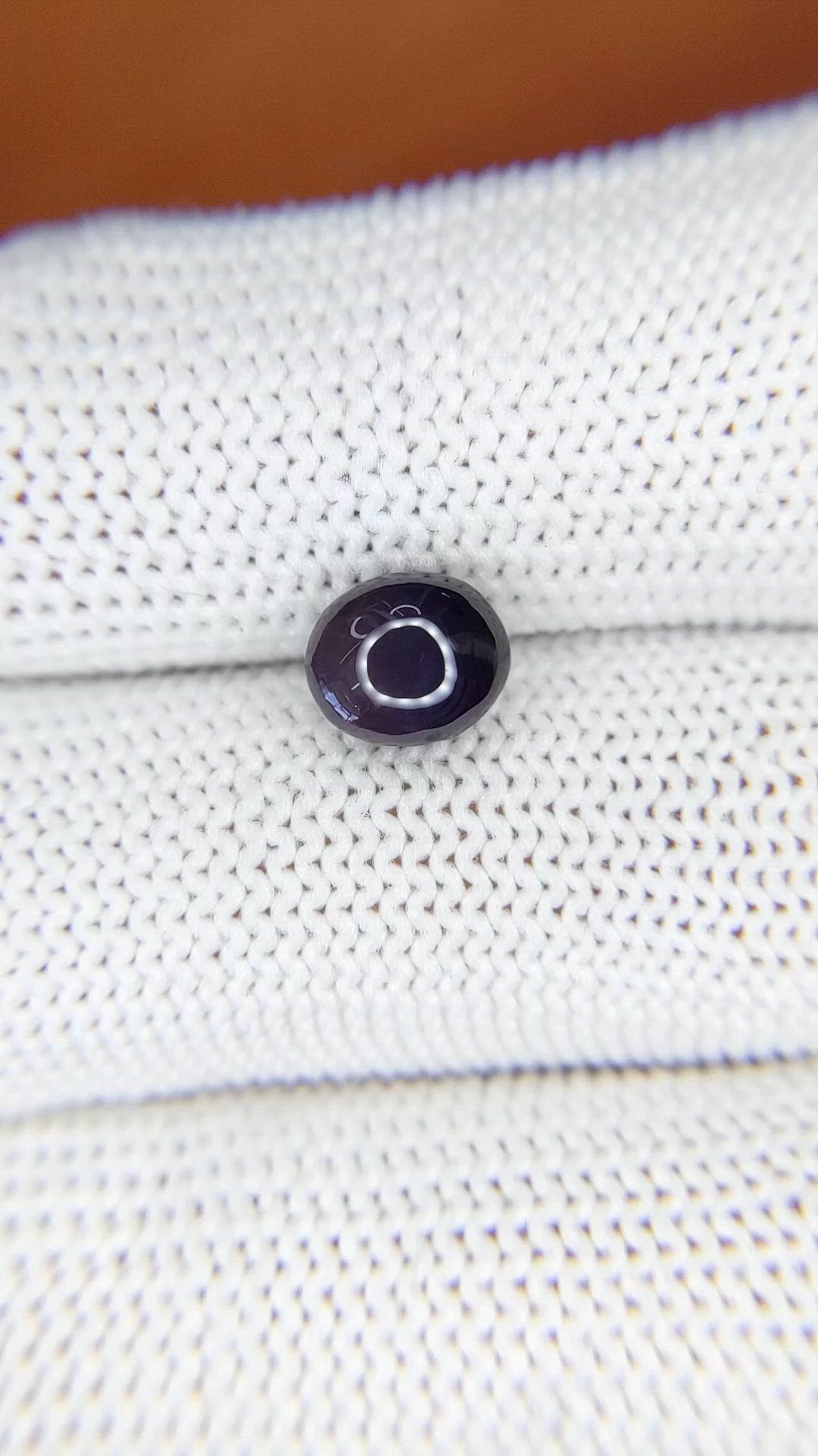2.14 Ct. Purple Star Spinel from Ceylon (Sri Lanka) Size Video