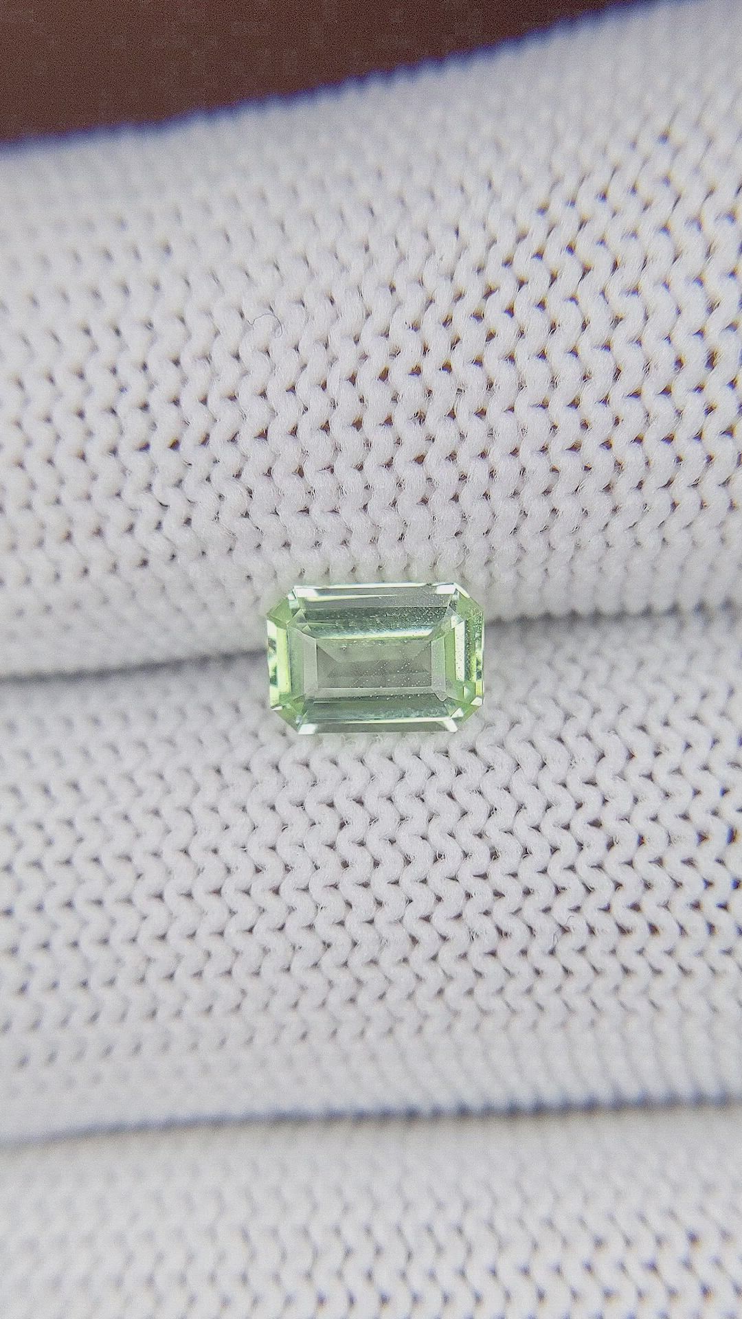 1.02 Ct. Green Grossular Garnet from Tanzania Size Video