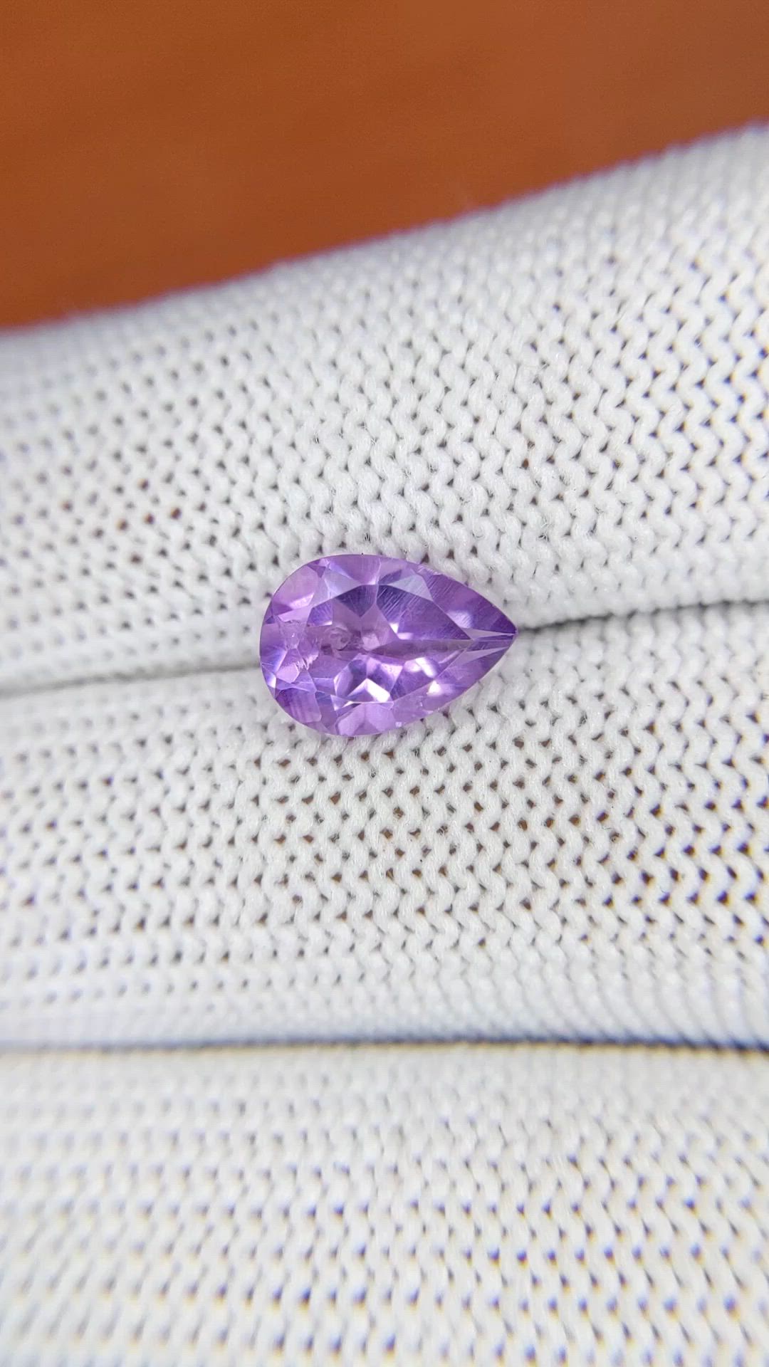 1.93 Ct. Purple Amethyst from Ceylon (Sri Lanka) Size Video