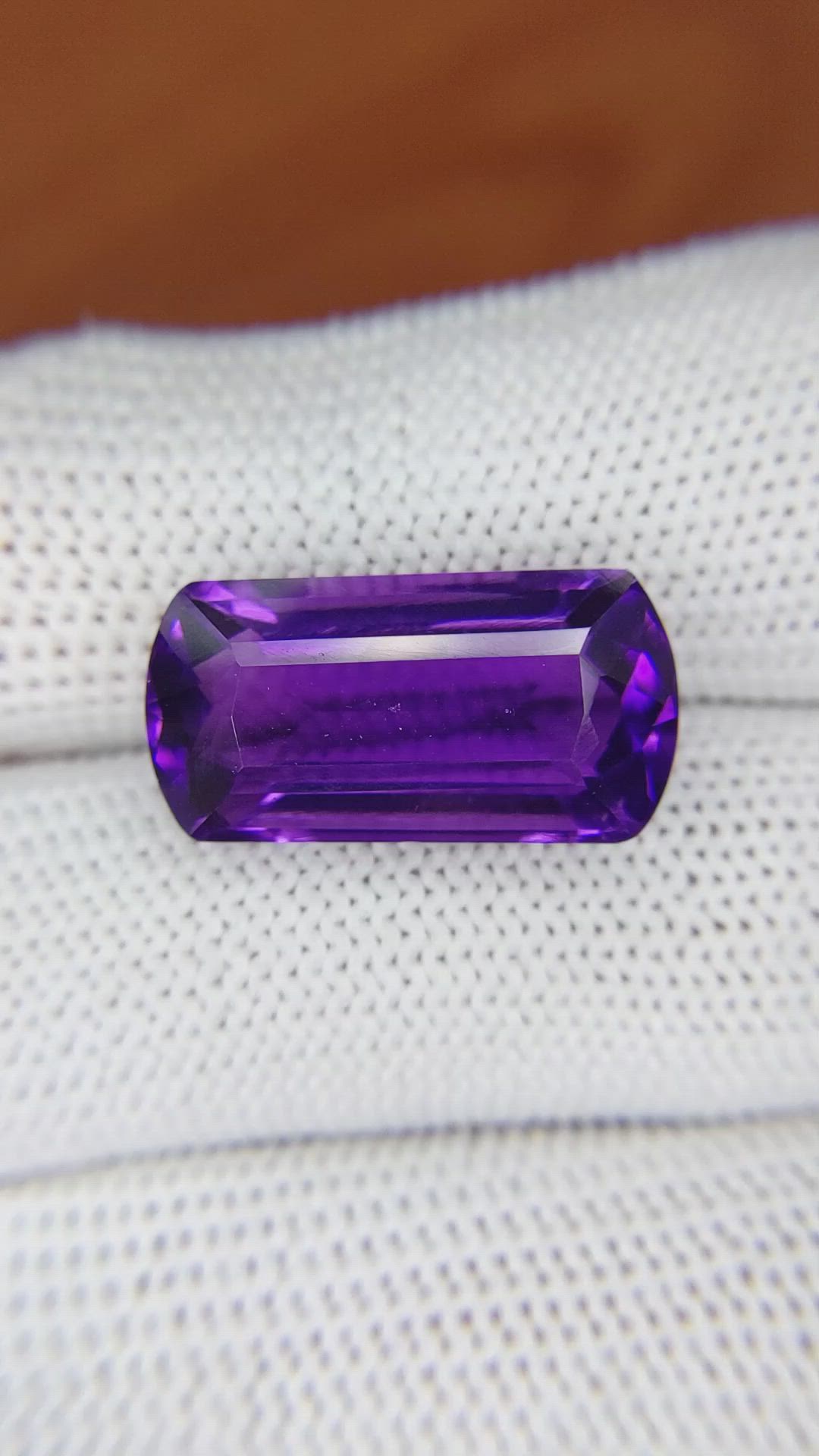 11.40 Ct. Purple Amethyst from Ceylon (Sri Lanka) Size Video