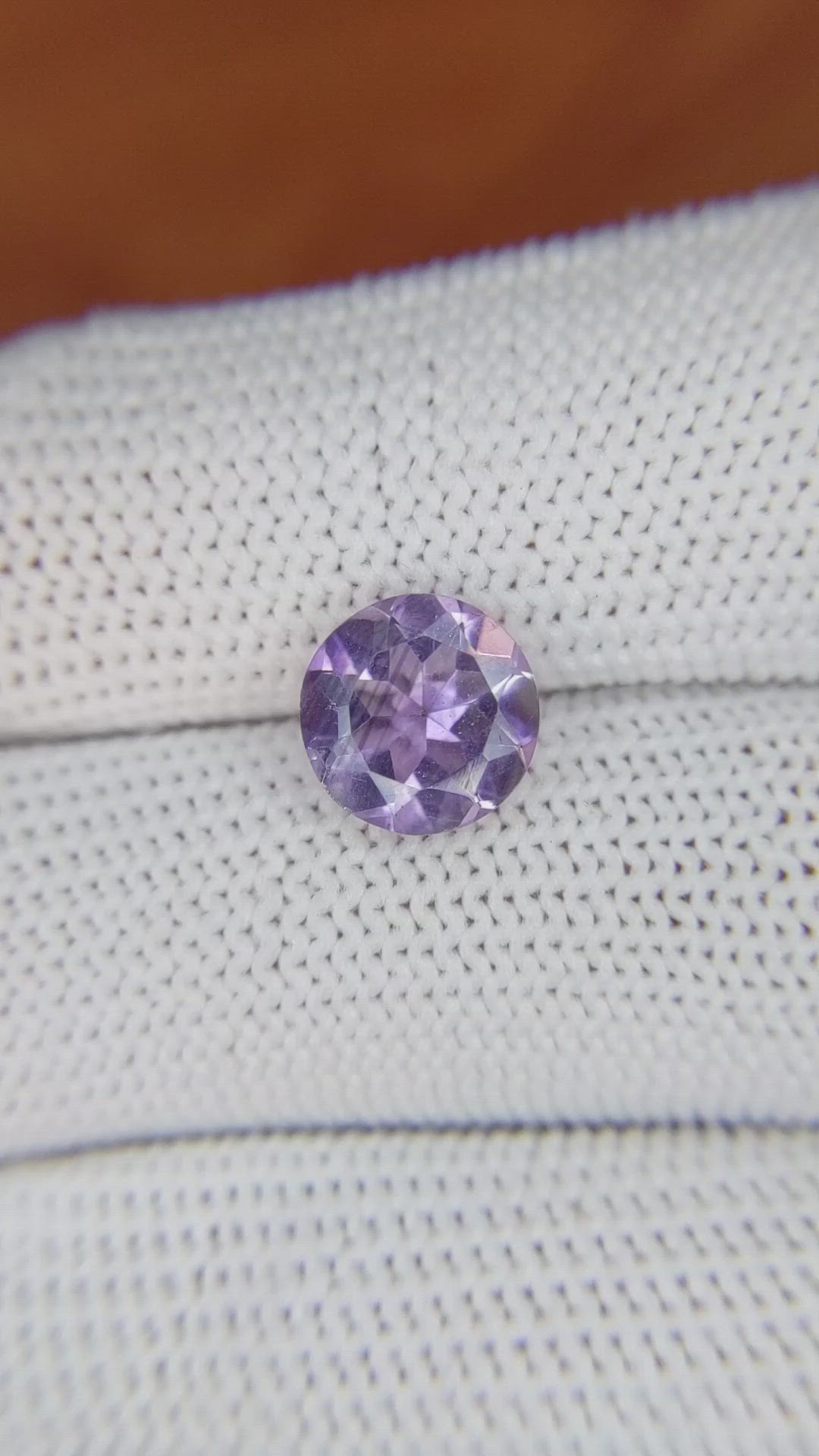 2.01 Ct. Purple Amethyst from Ceylon (Sri Lanka) Size Video