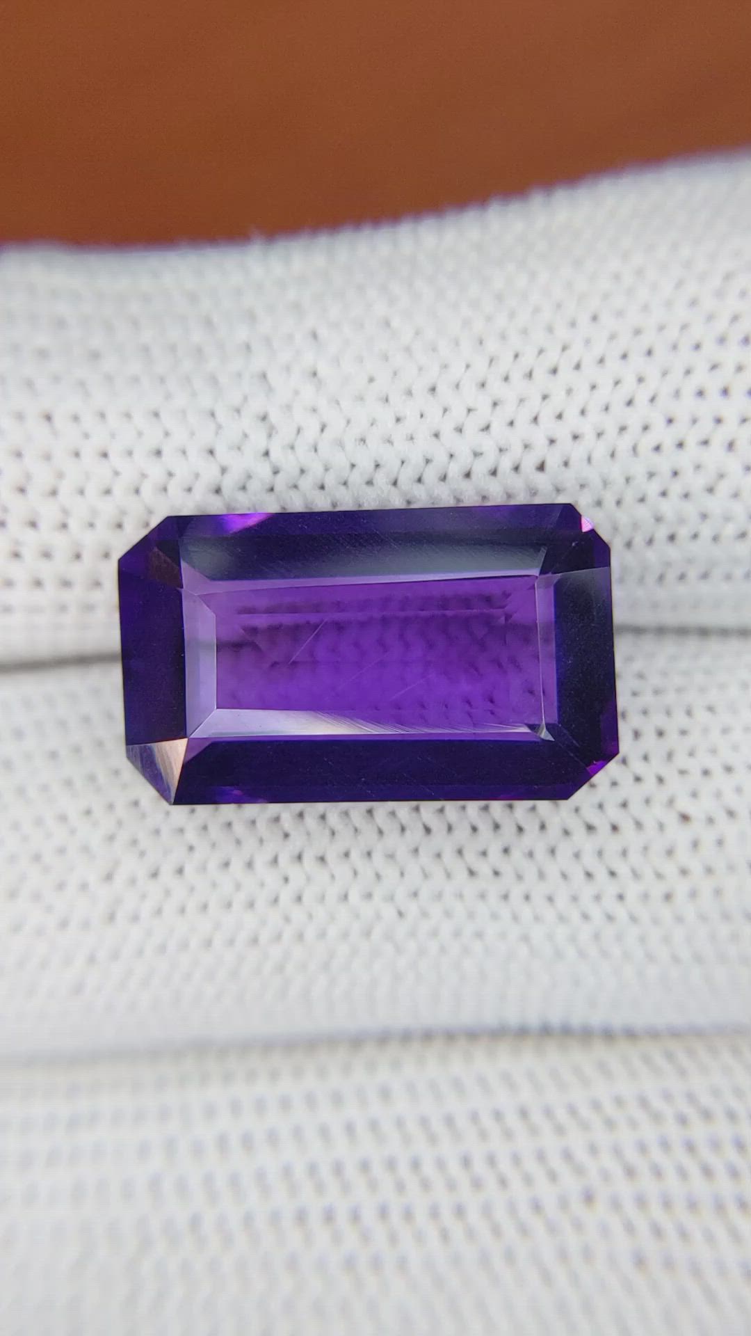 11.78 Ct. Purple Amethyst from Ceylon (Sri Lanka) Size Video