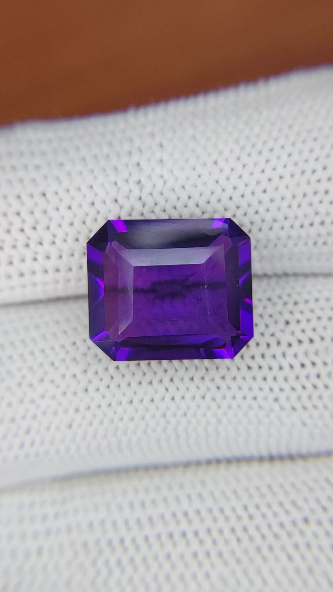 9.38 Ct. Purple Amethyst from Ceylon (Sri Lanka) Size Video