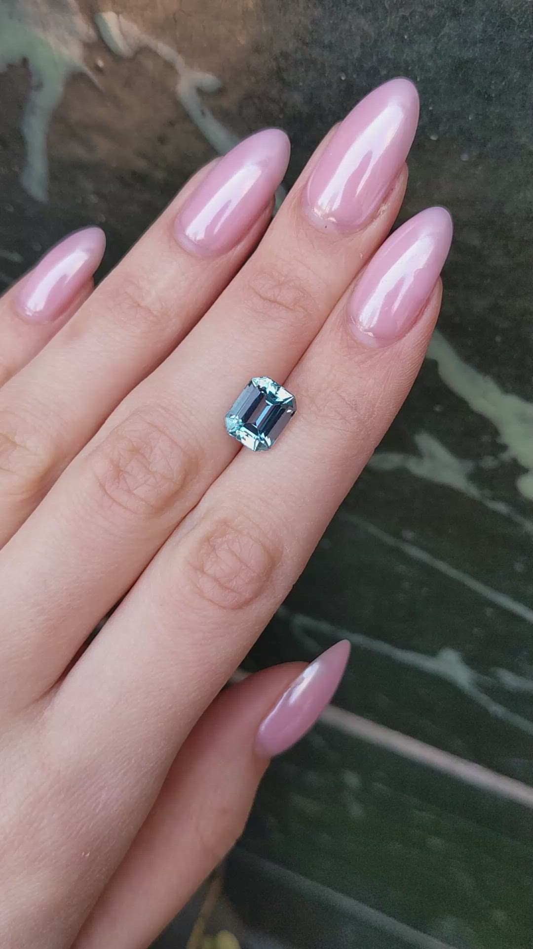 2.81 Ct. Blue Aquamarine Size Video