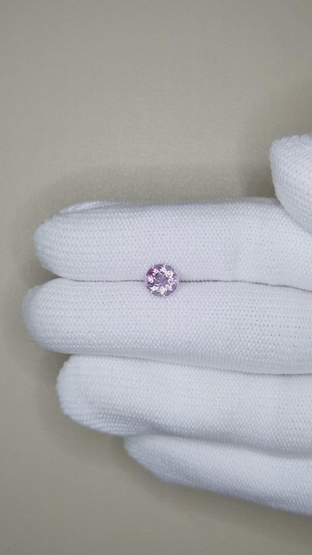 0.93 Ct. Purple Amethyst from Brazil Size Video