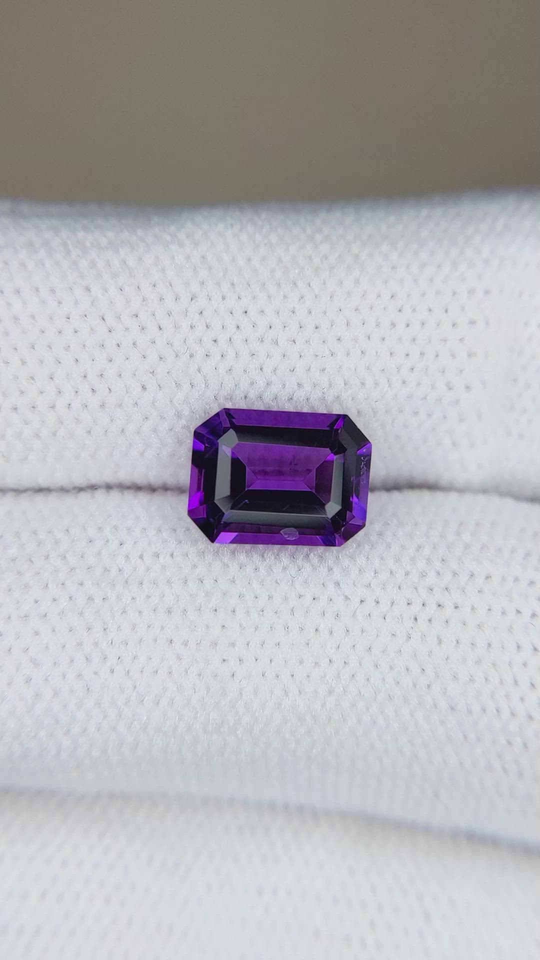 1.91 Ct. Purple Amethyst from Brazil Size Video