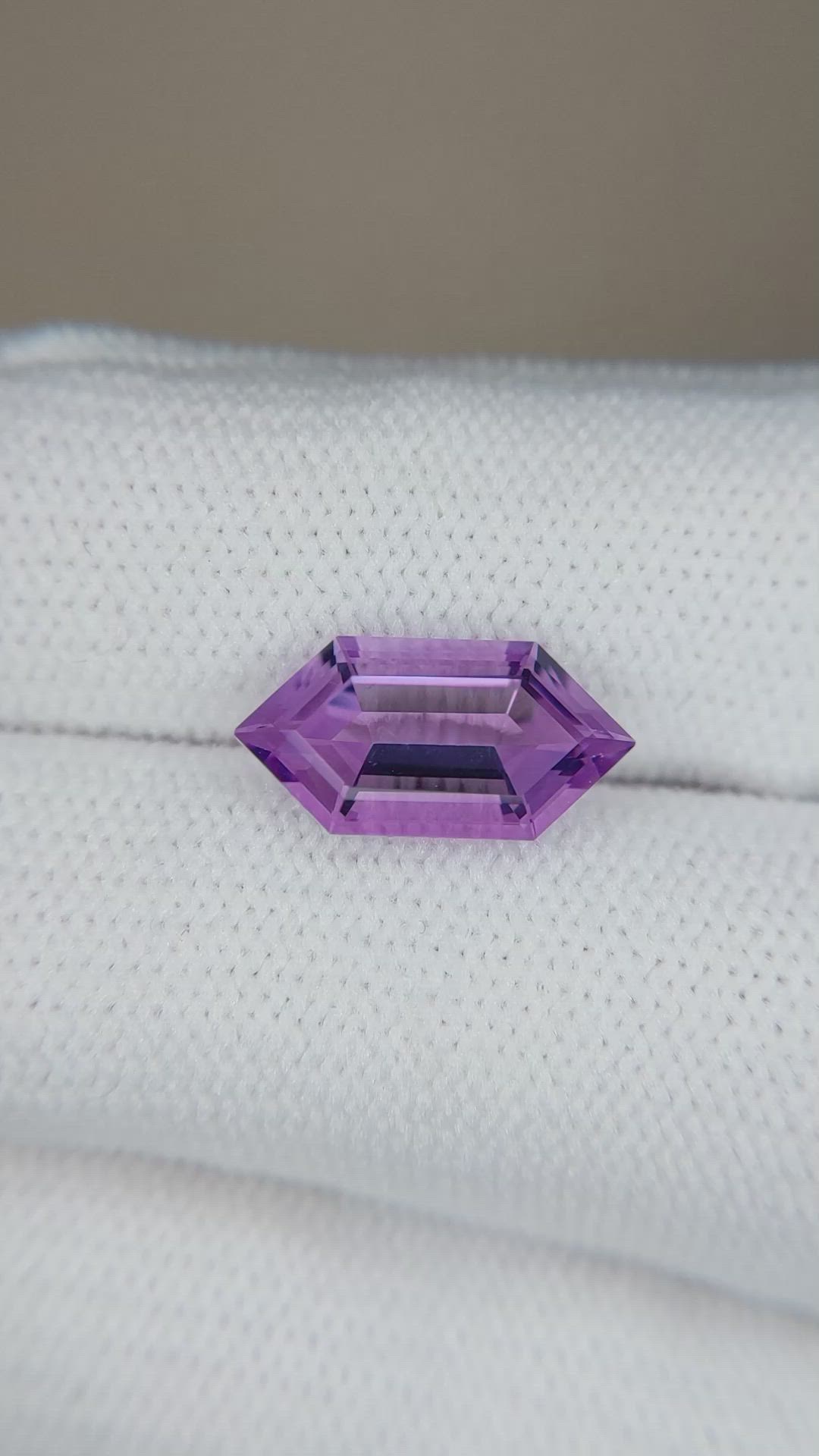 2.83 Ct. Purple Amethyst from Brazil Size Video