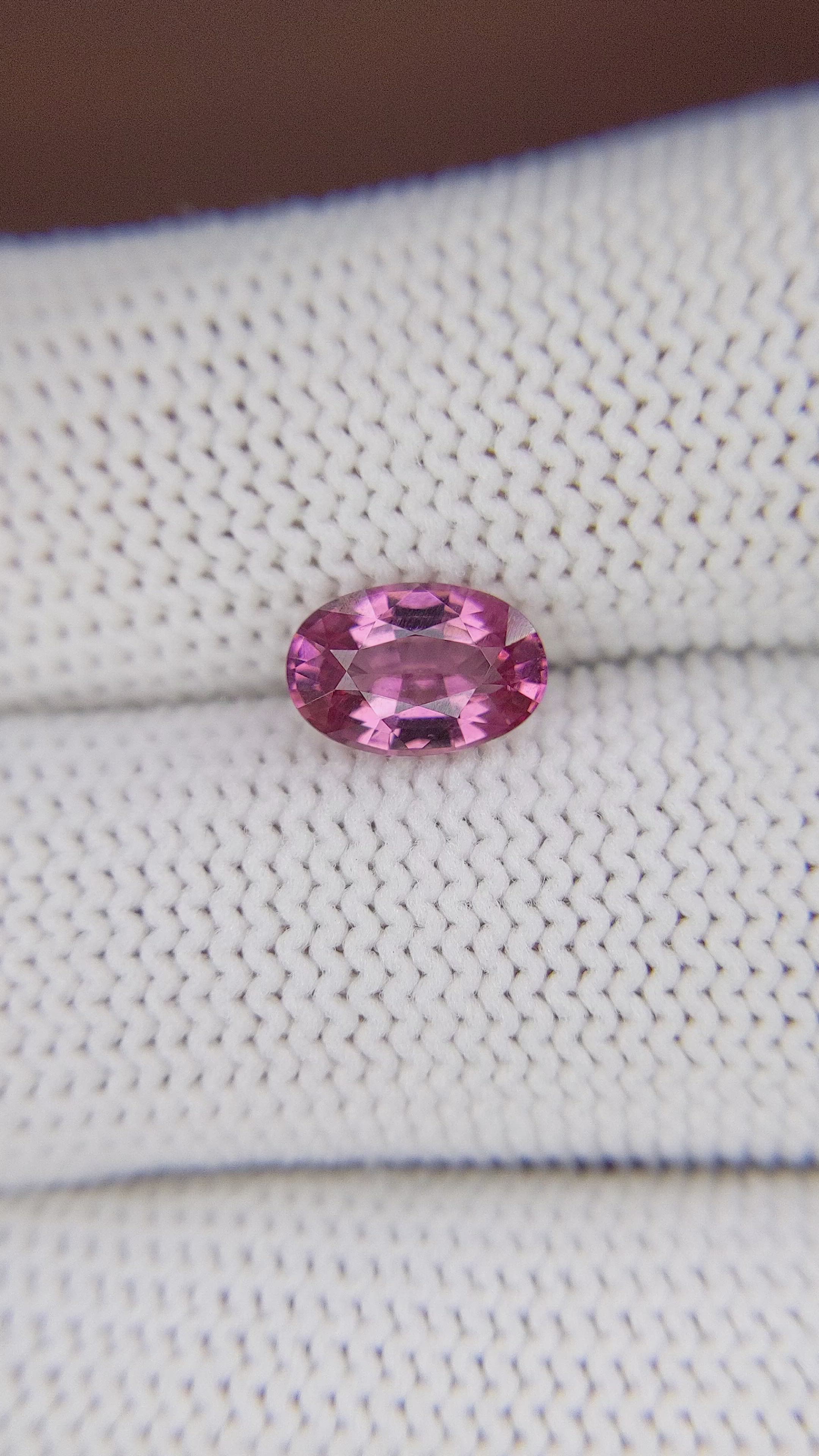 1.74 Ct. Purplish Pink Rhodolite Garnet from Ceylon (Sri Lanka) Size Video